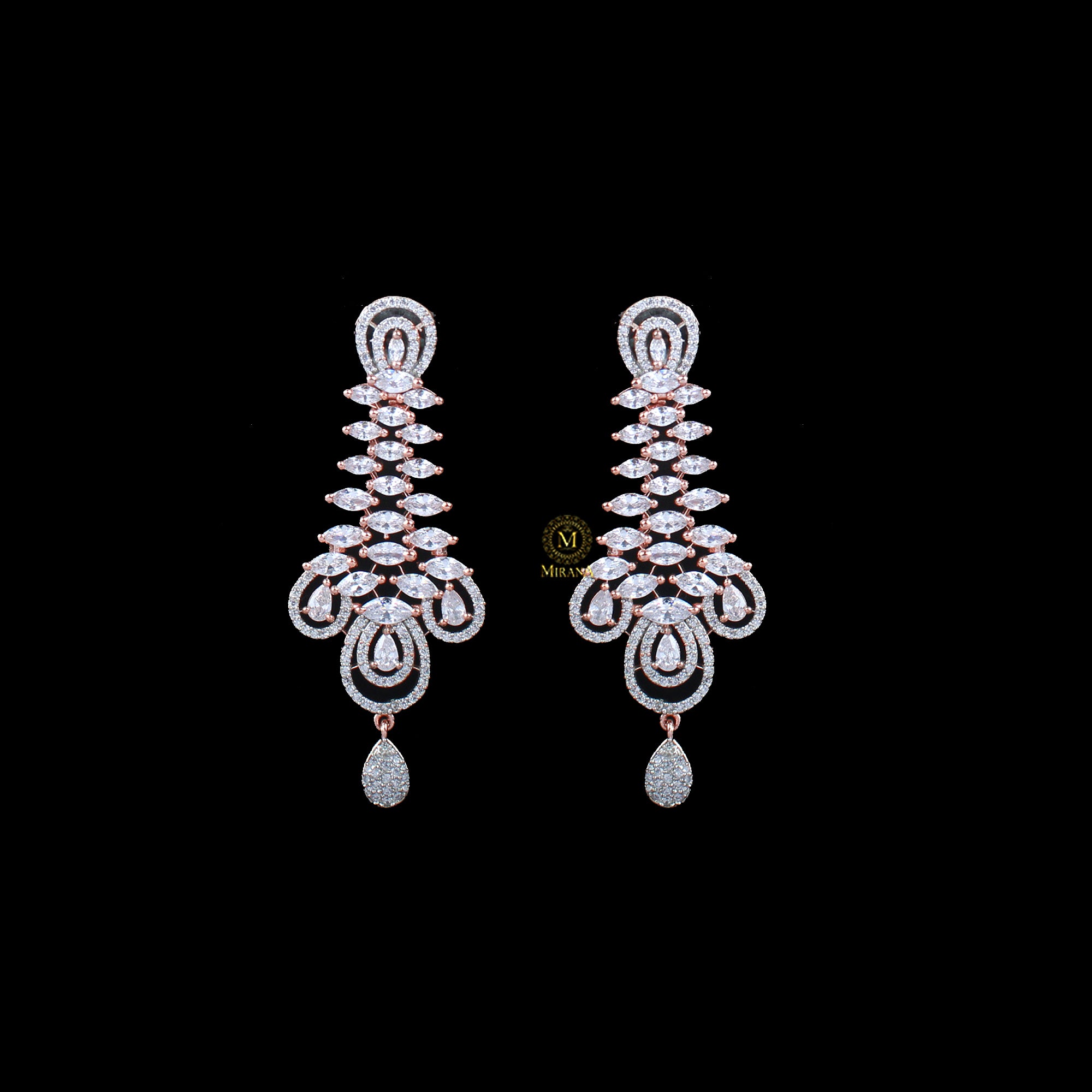 Niya CZ Designer Earrings