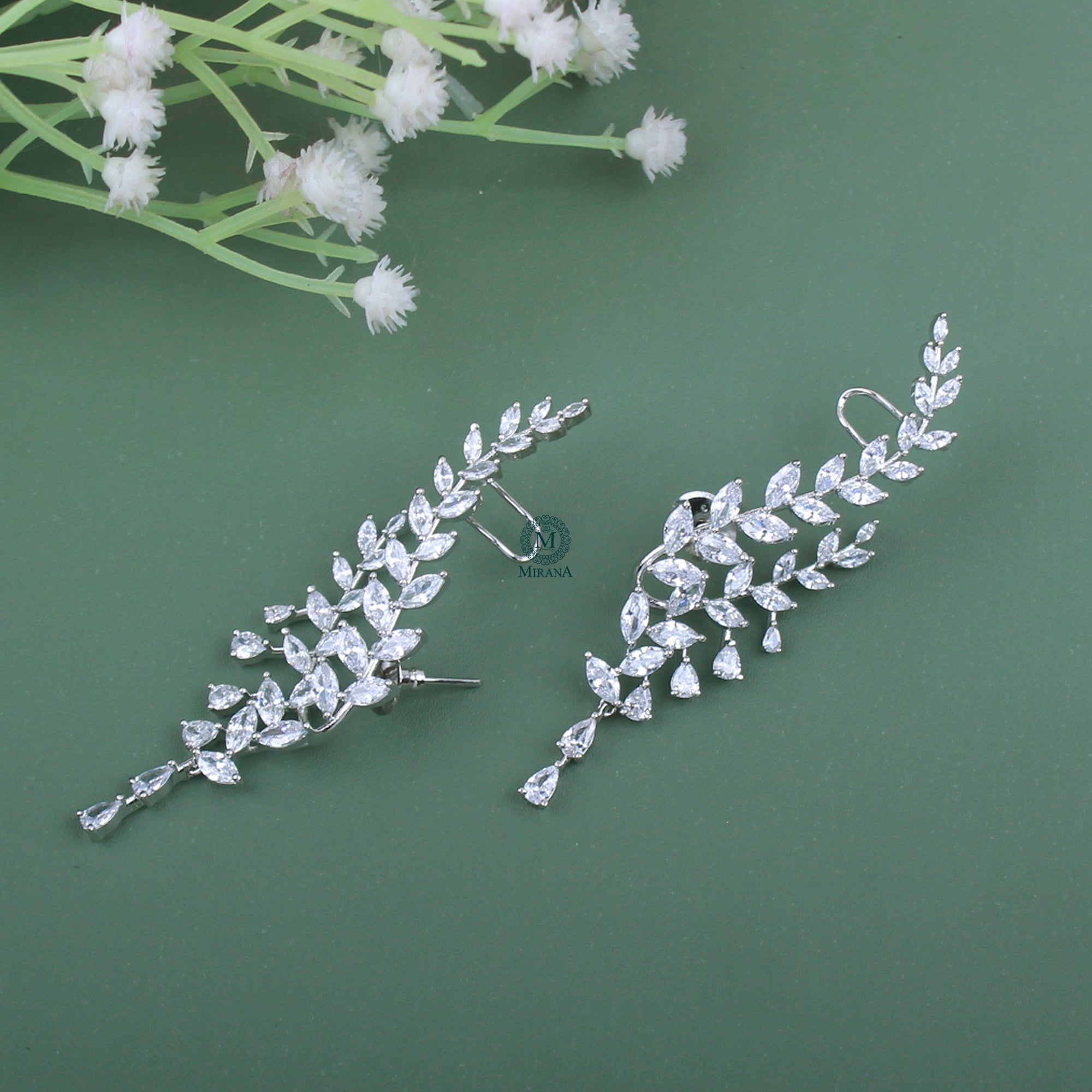 Aria CZ Designer Earcuffs