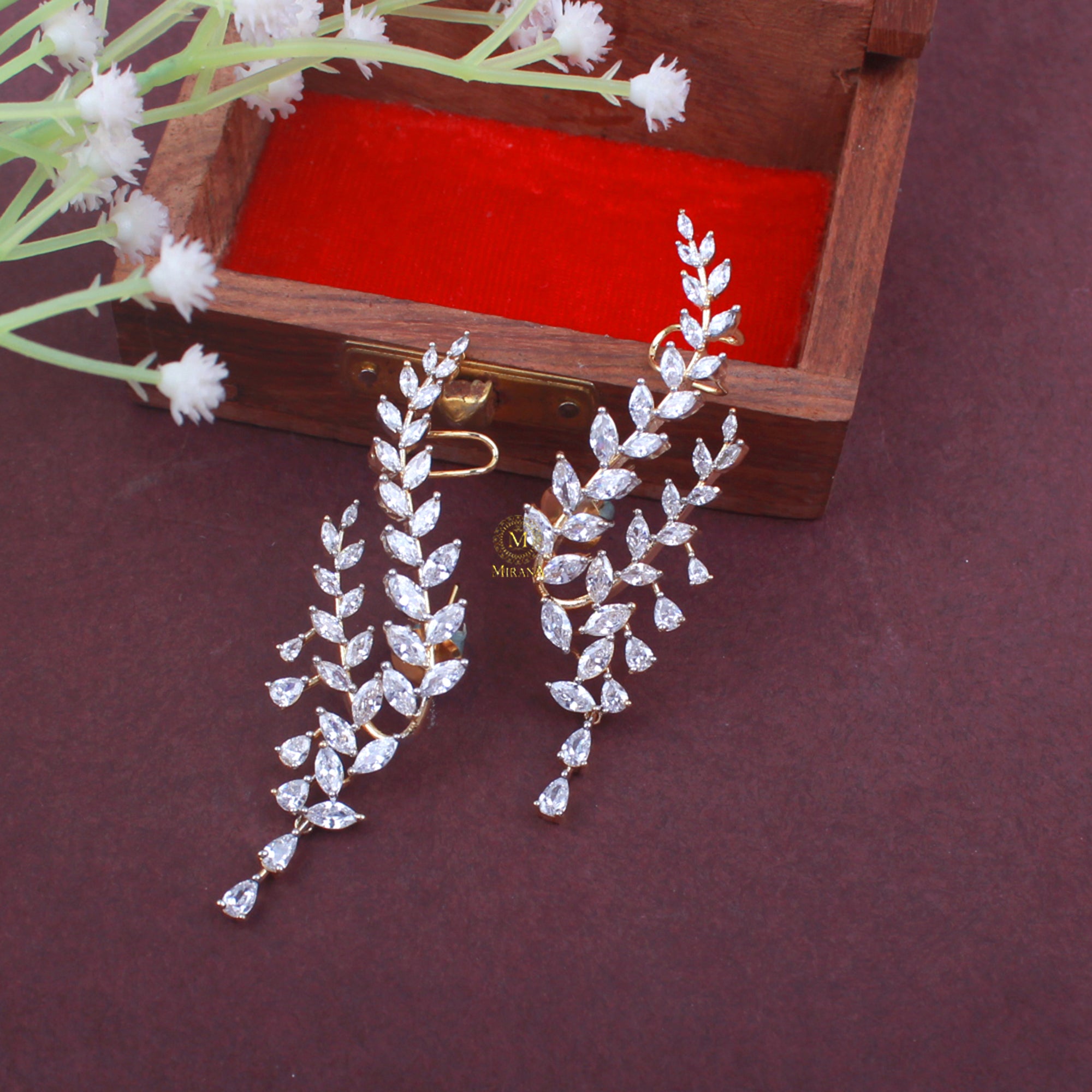 Aria CZ Designer Earcuffs