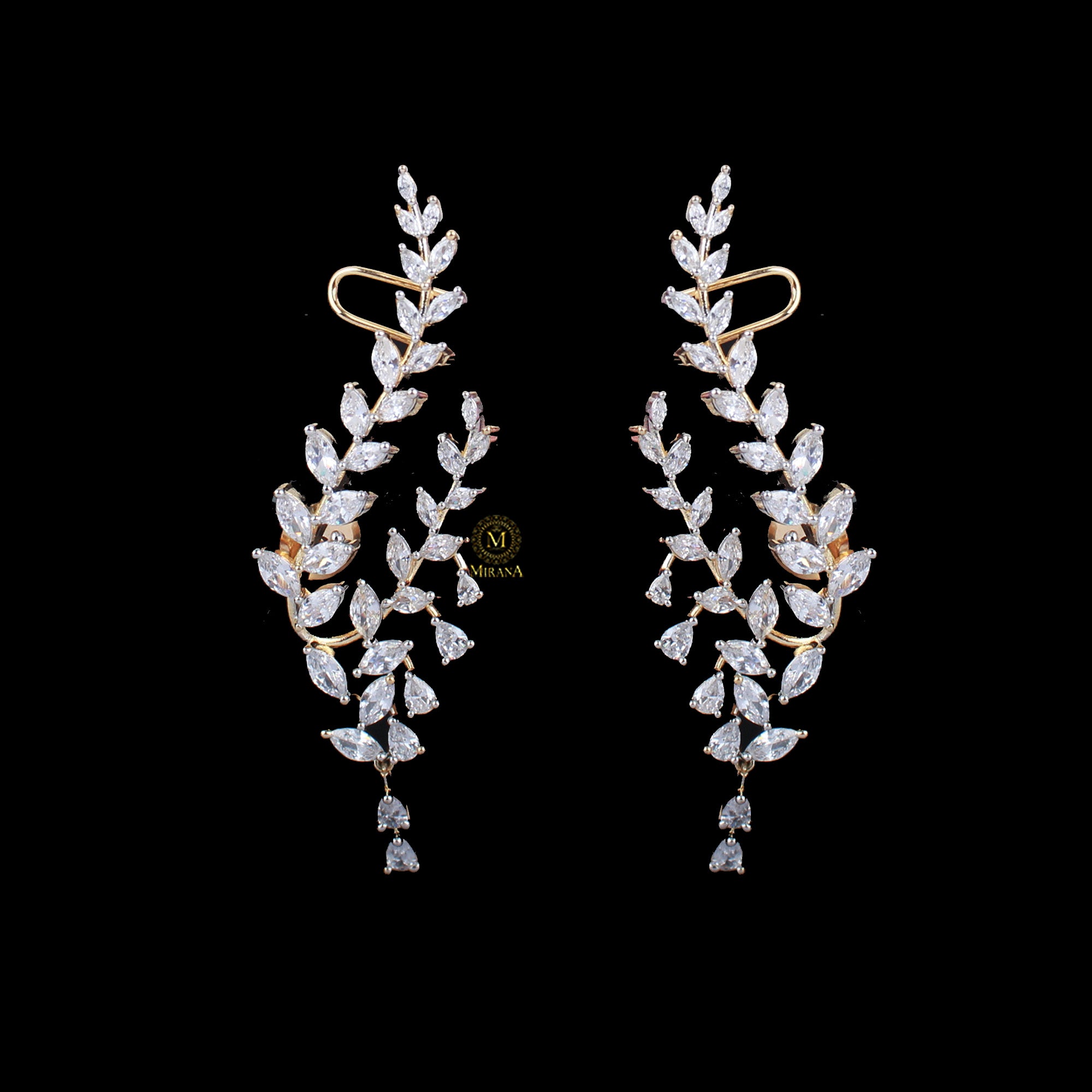 Aria CZ Designer Earcuffs