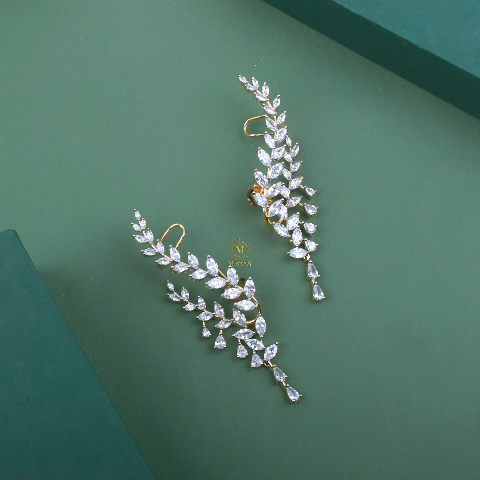 Aria CZ Designer Earcuffs