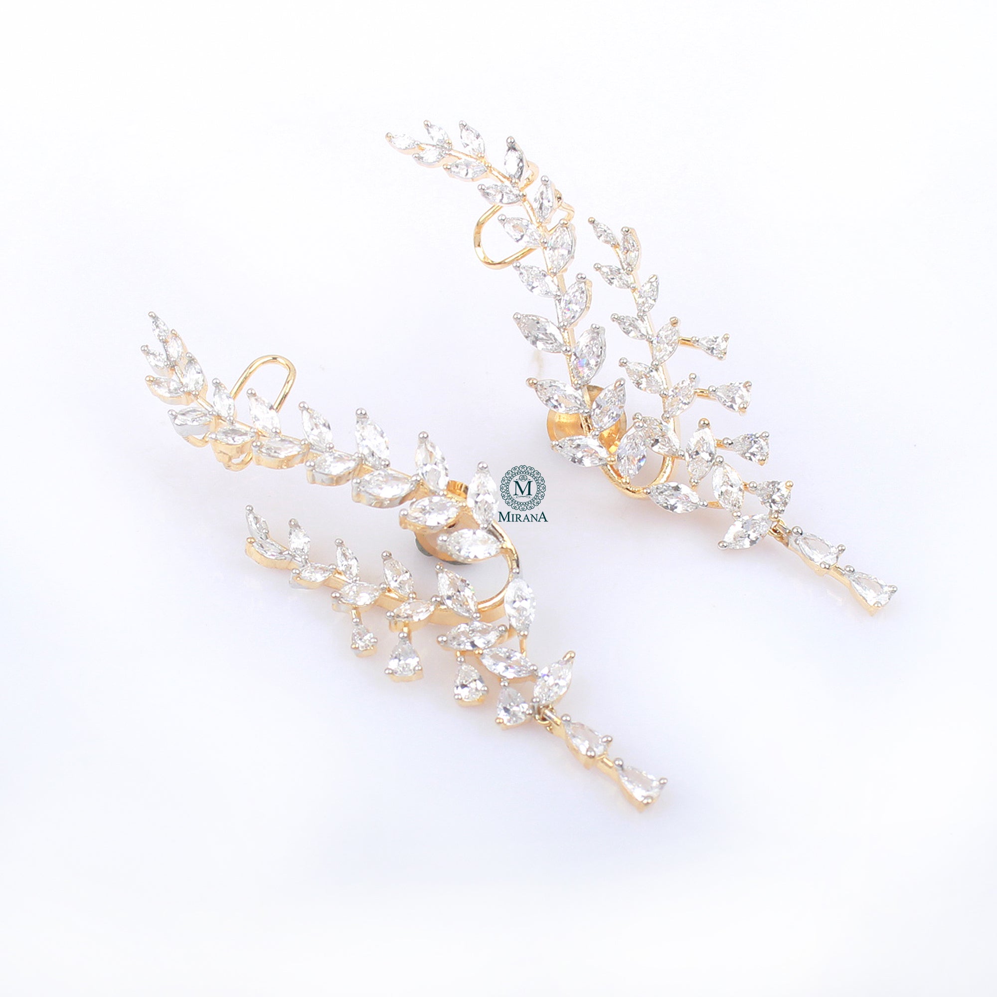 Aria CZ Designer Earcuffs
