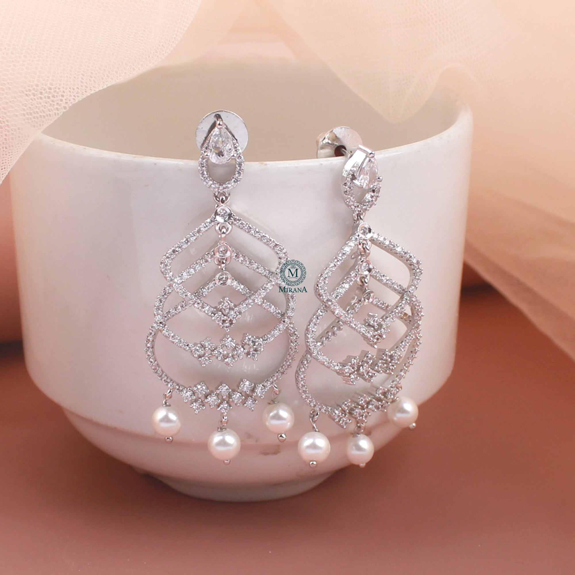 Diva CZ Designer Earrings