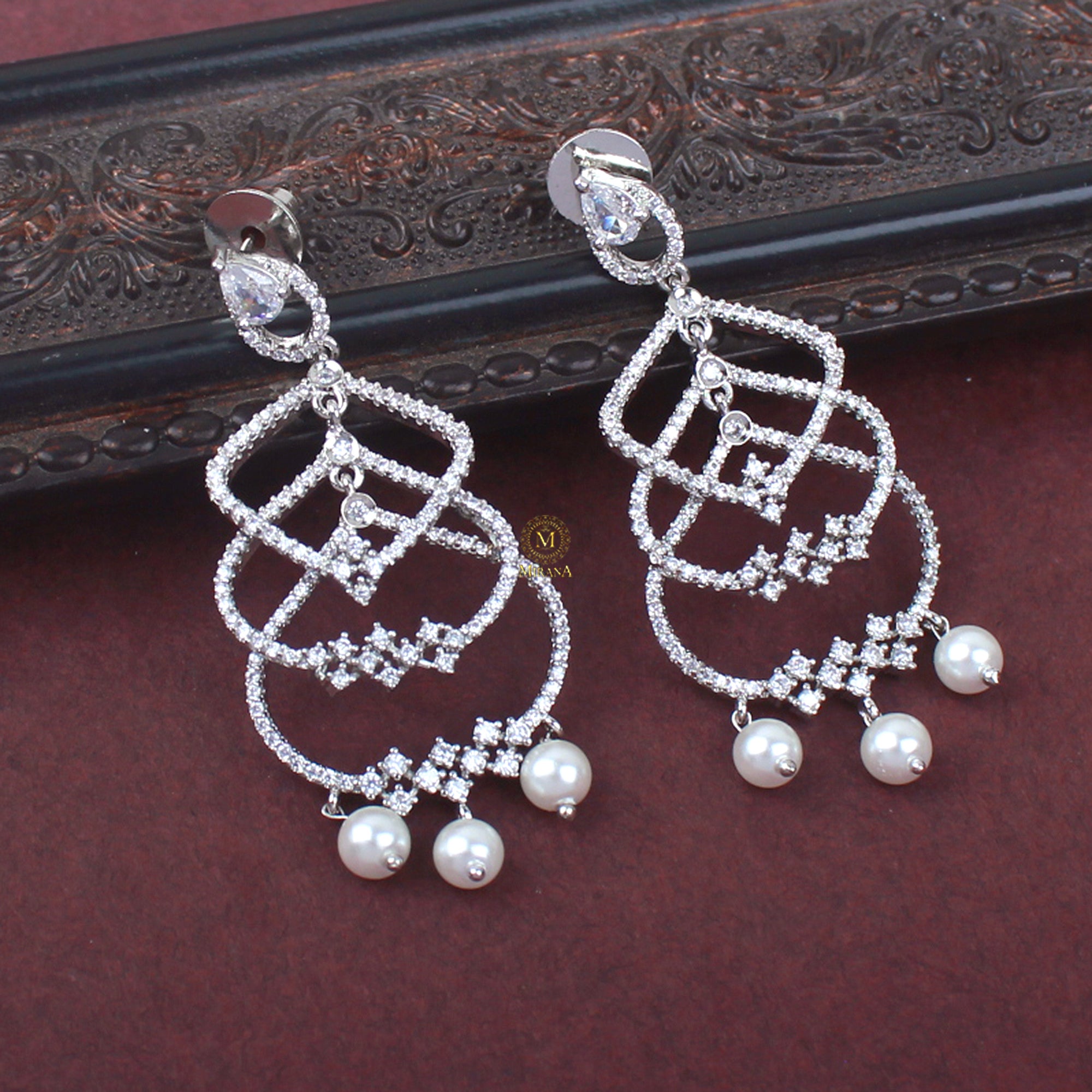 Diva CZ Designer Earrings