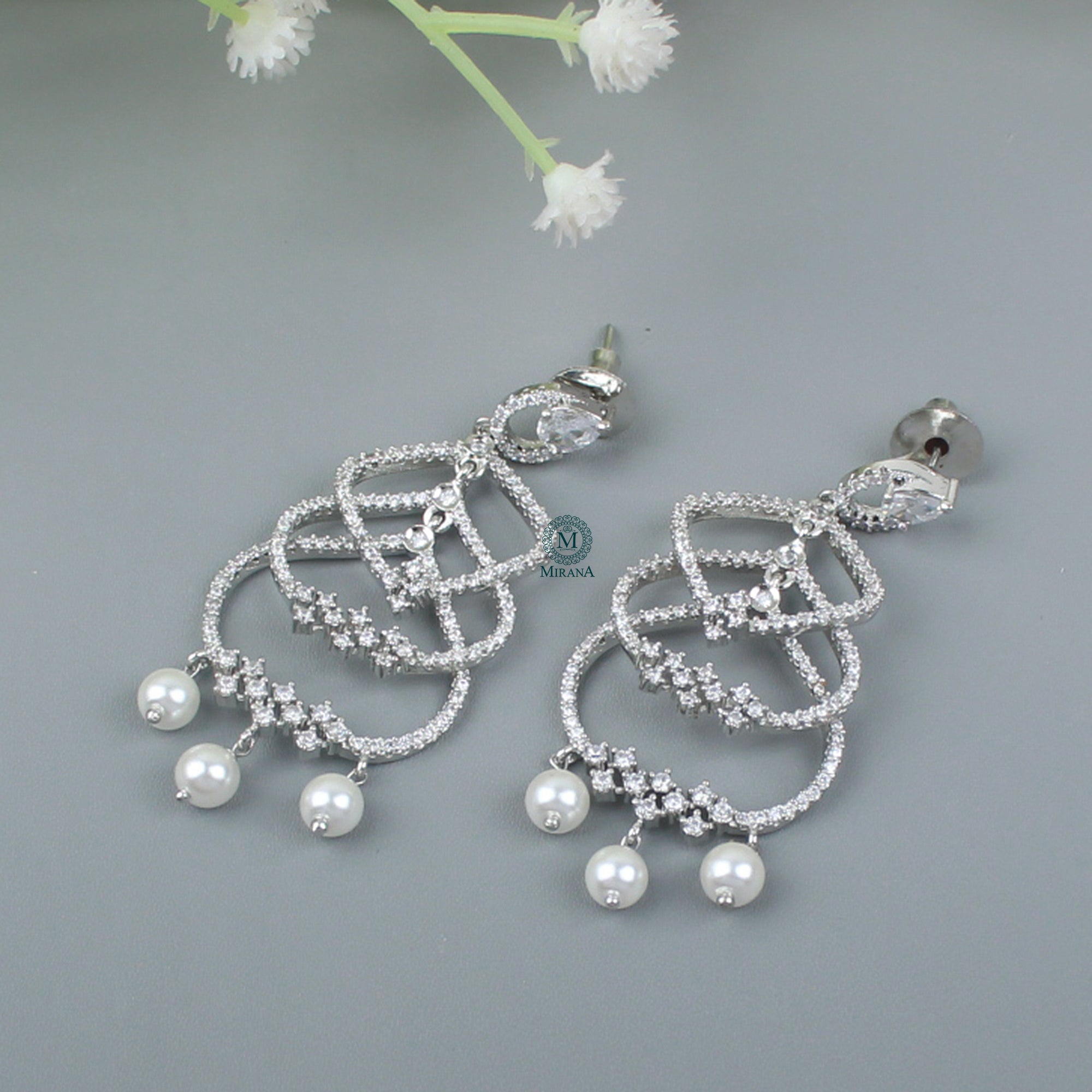 Diva CZ Designer Earrings