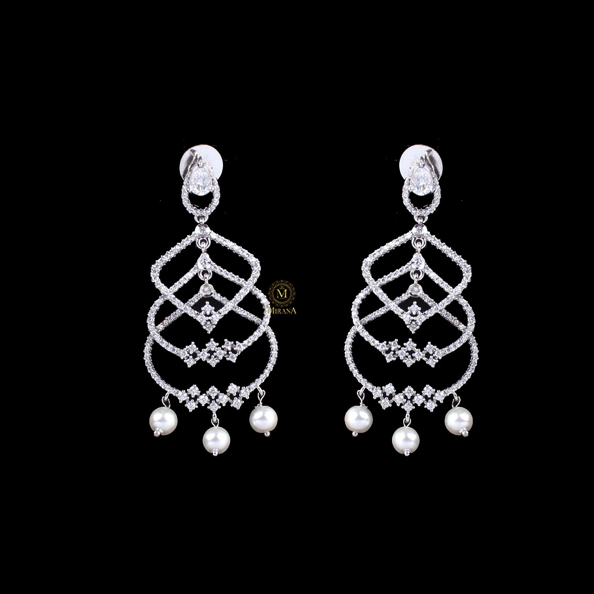 Diva CZ Designer Earrings