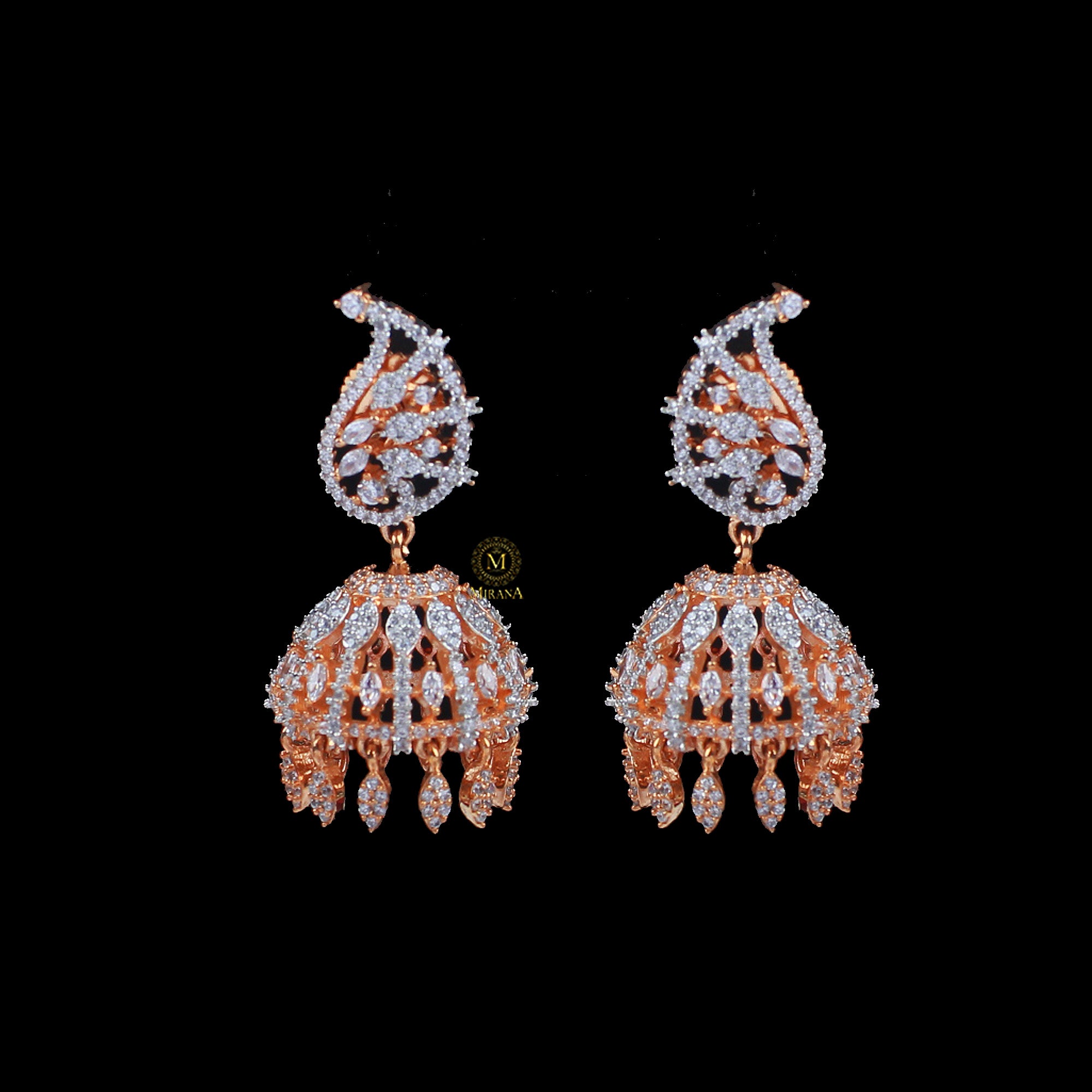 Ria CZ Designer Earrings