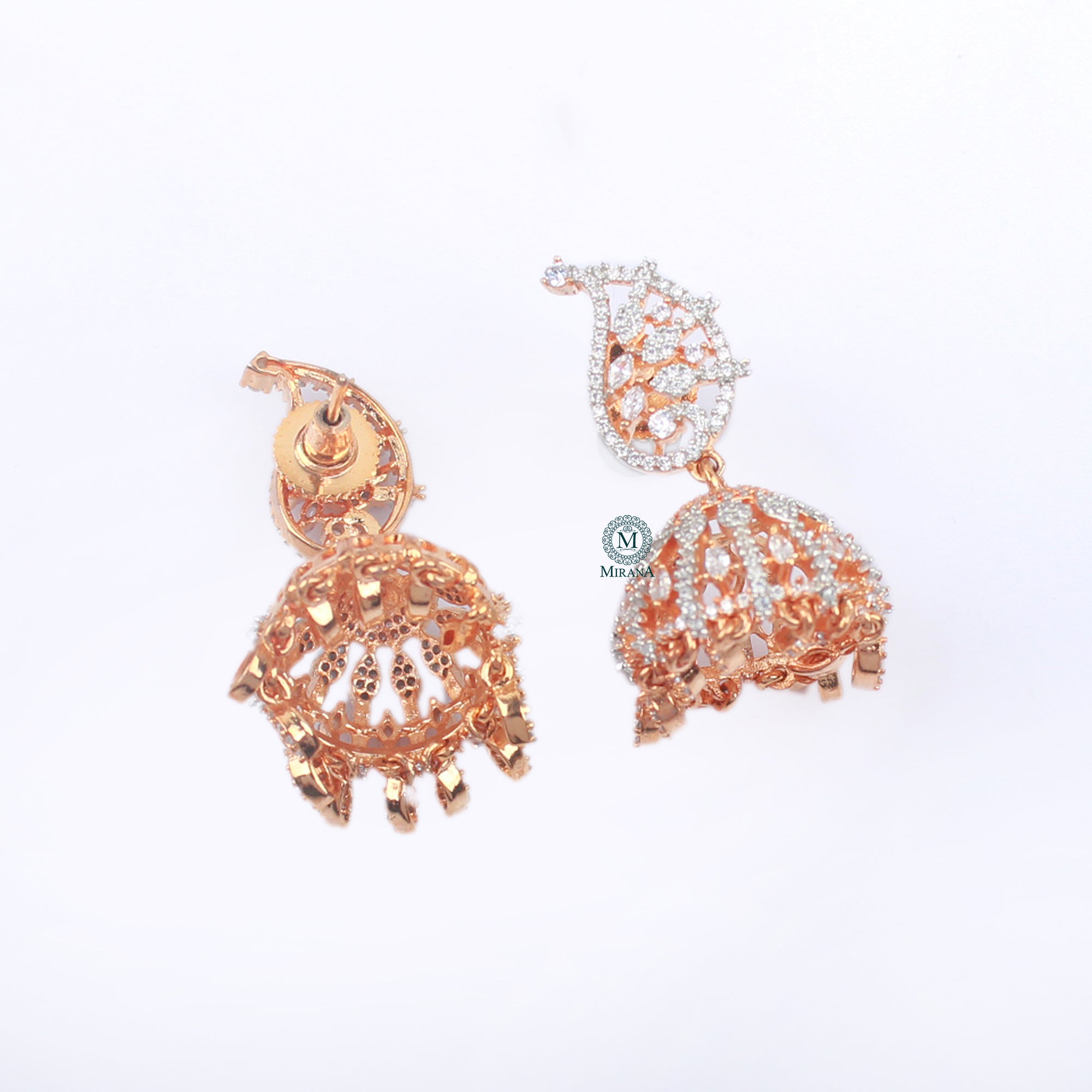 Ria CZ Designer Earrings