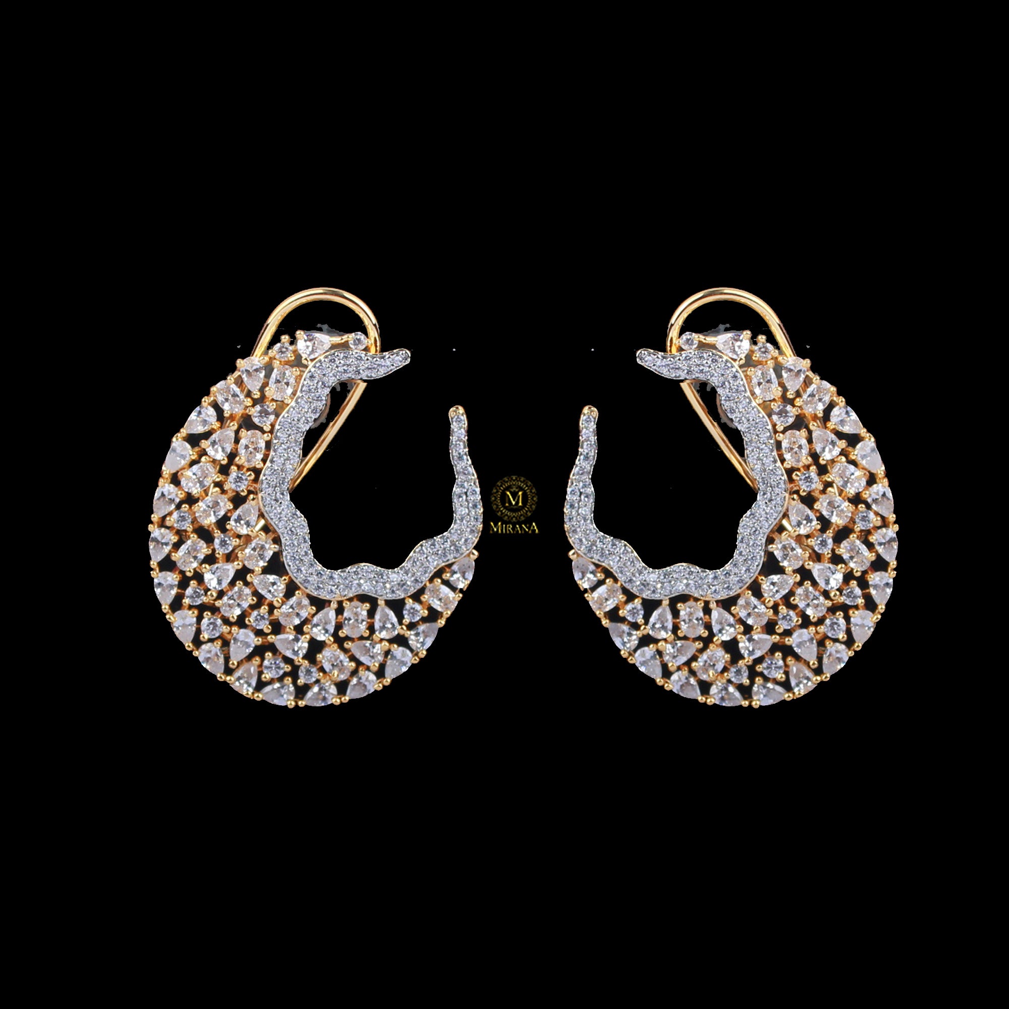 Sara CZ Designer Earrings