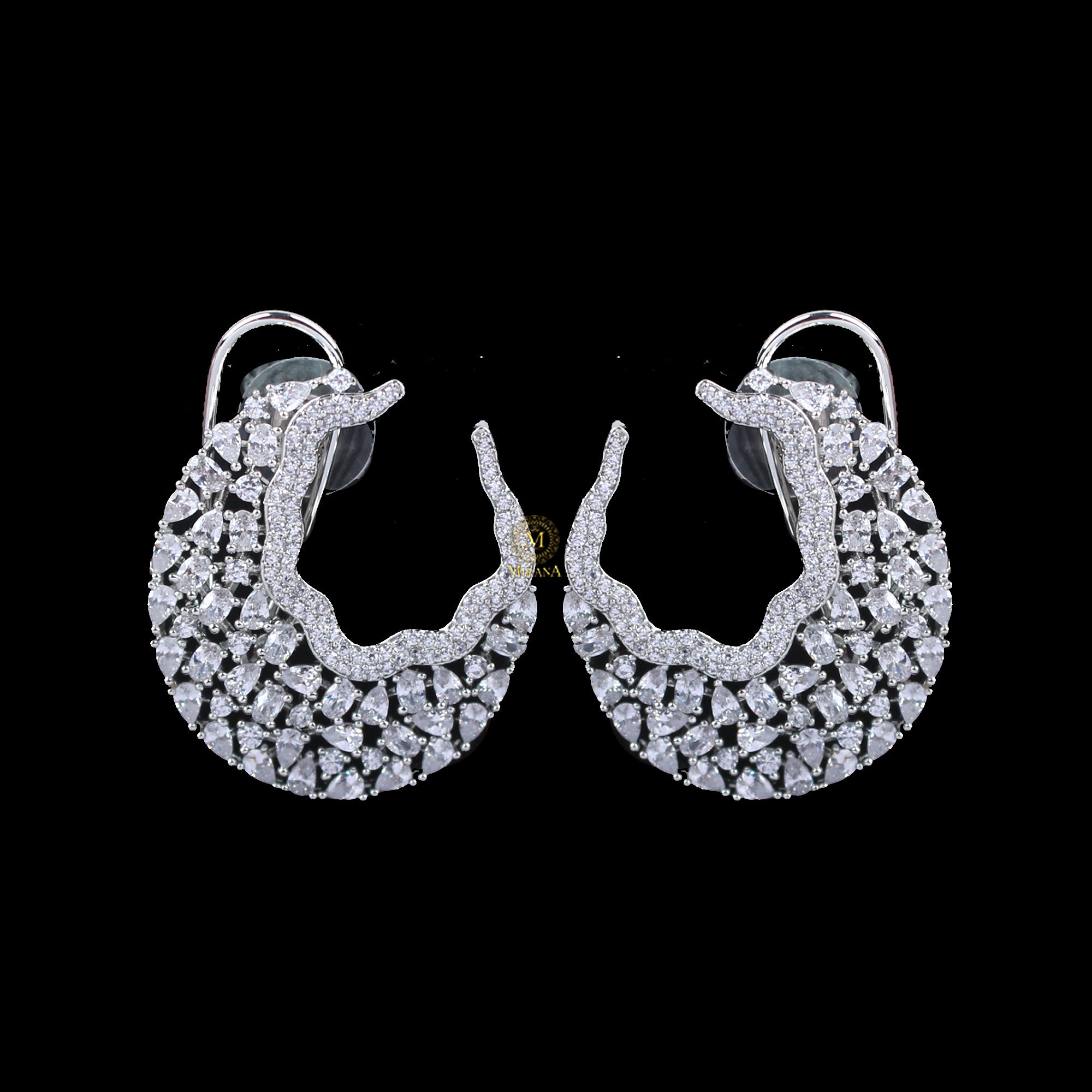 Sara CZ Designer Earrings