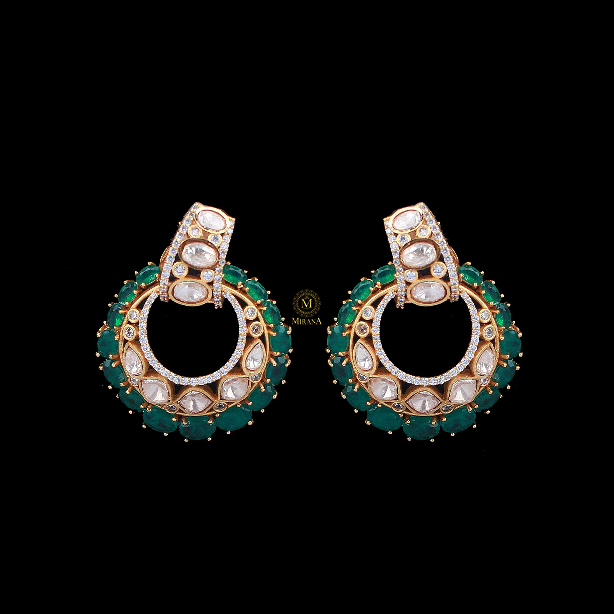 Prachi Moissanite Designer Earrings