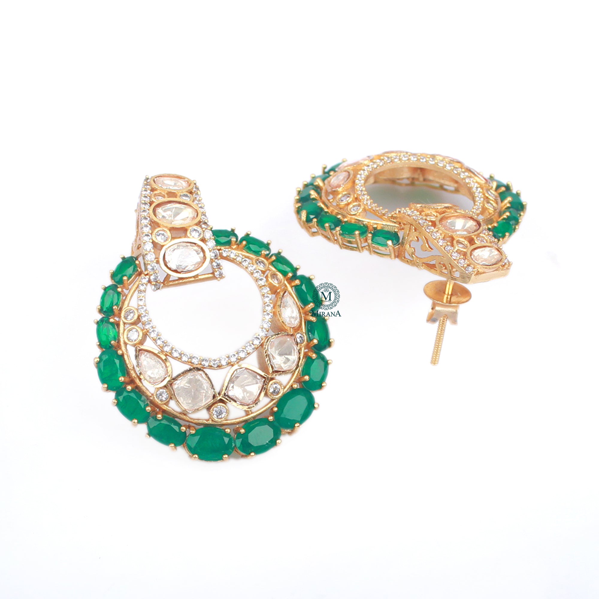 Prachi Moissanite Designer Earrings