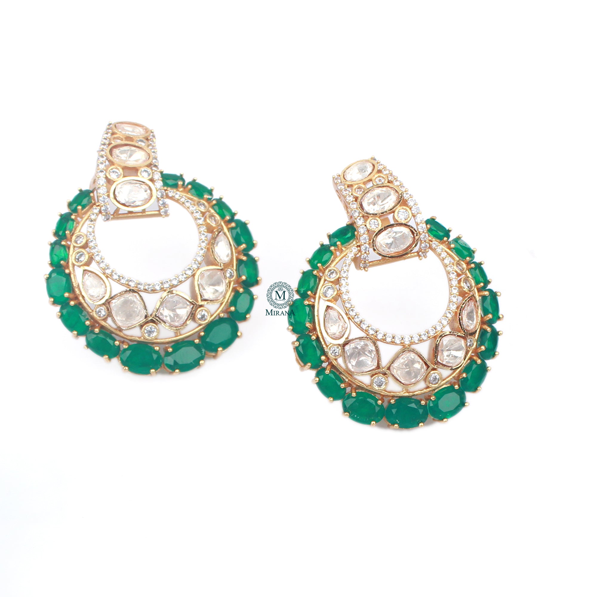 Prachi Moissanite Designer Earrings