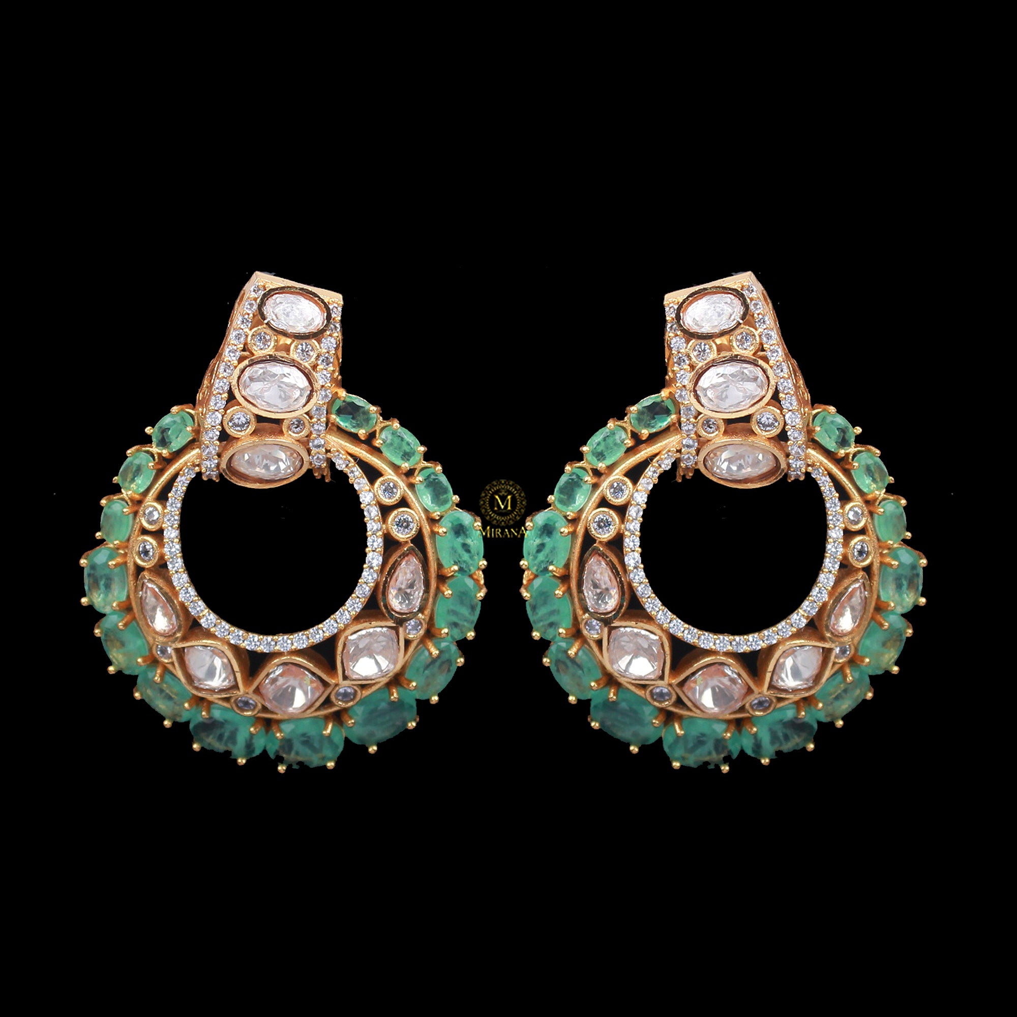 Prachi Moissanite Designer Earrings