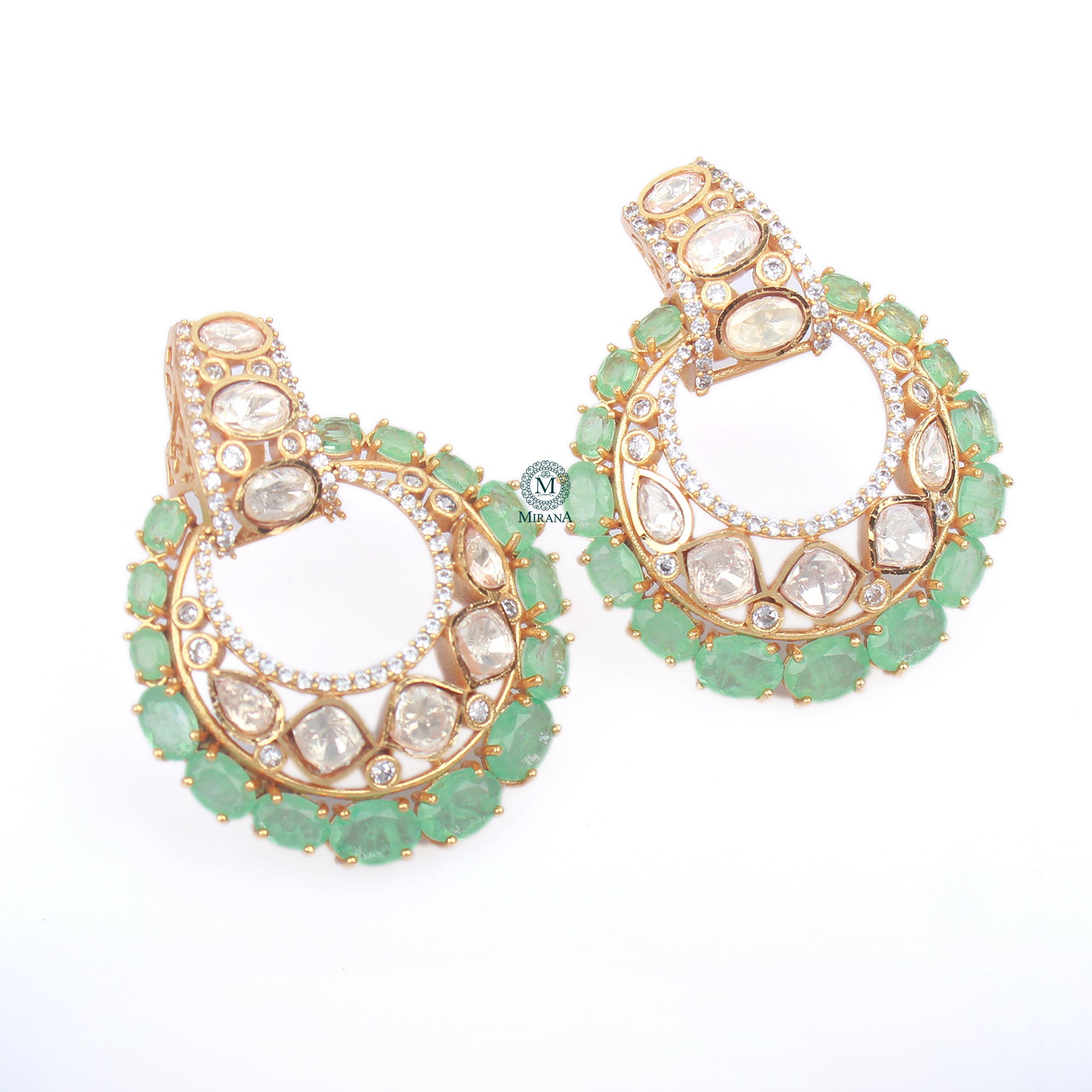 Prachi Moissanite Designer Earrings
