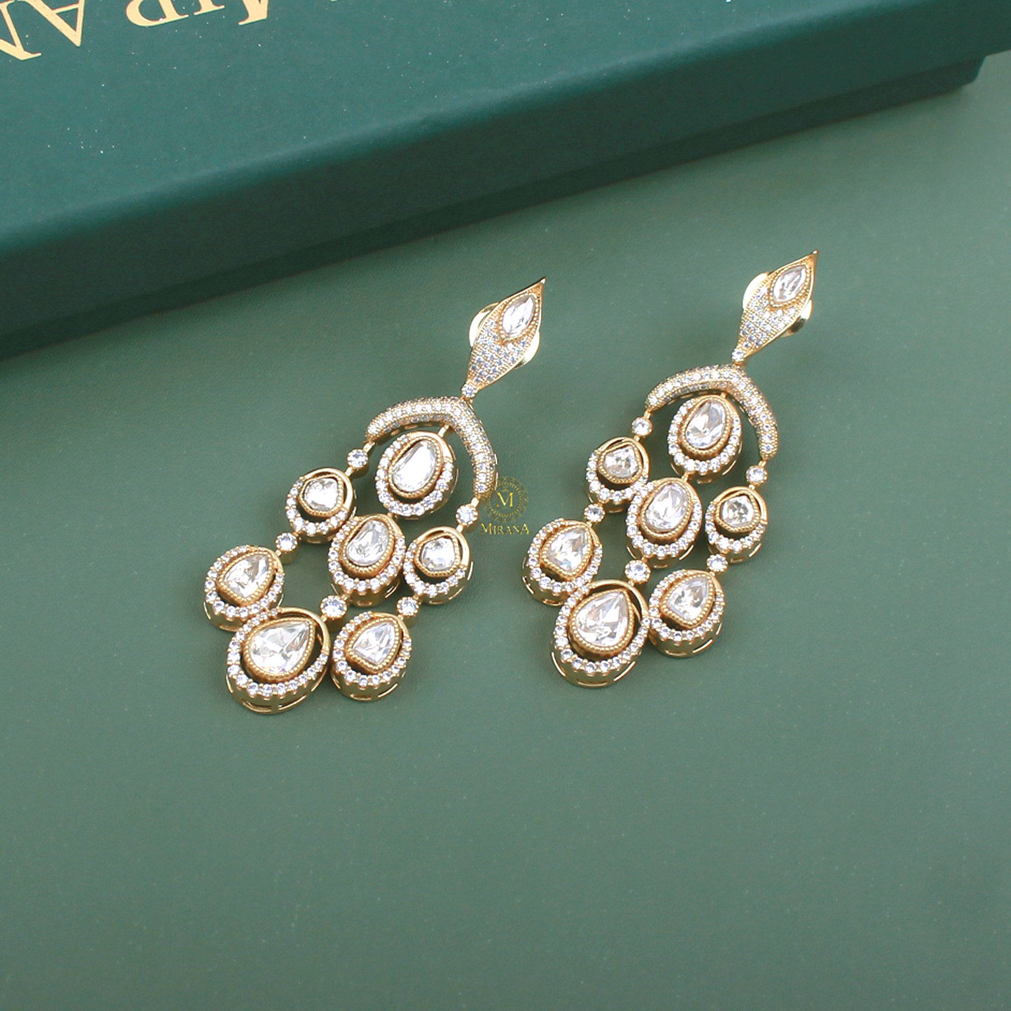 Aarvi Moissanite Designer Earrings