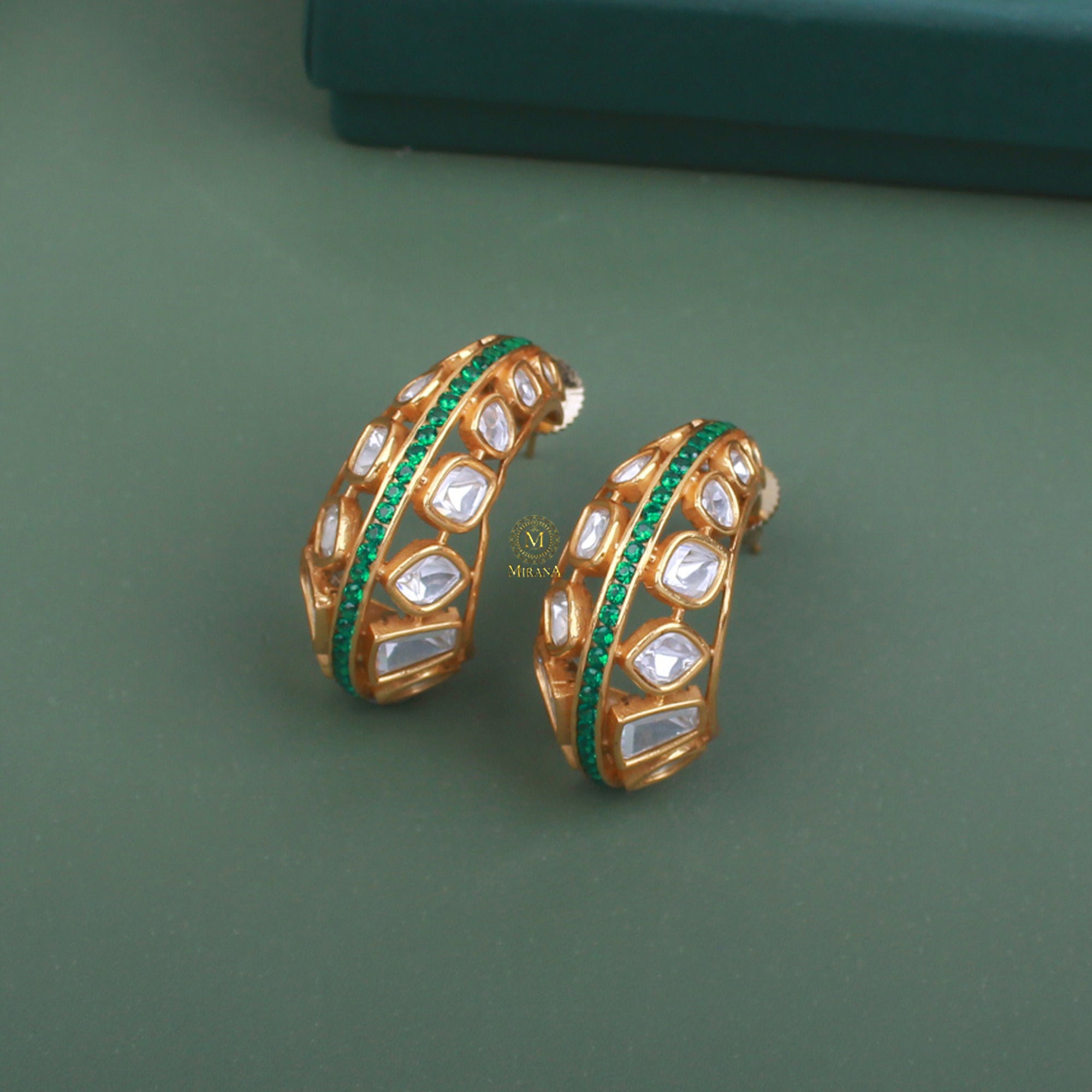 Urvi Polki Designer Earrings
