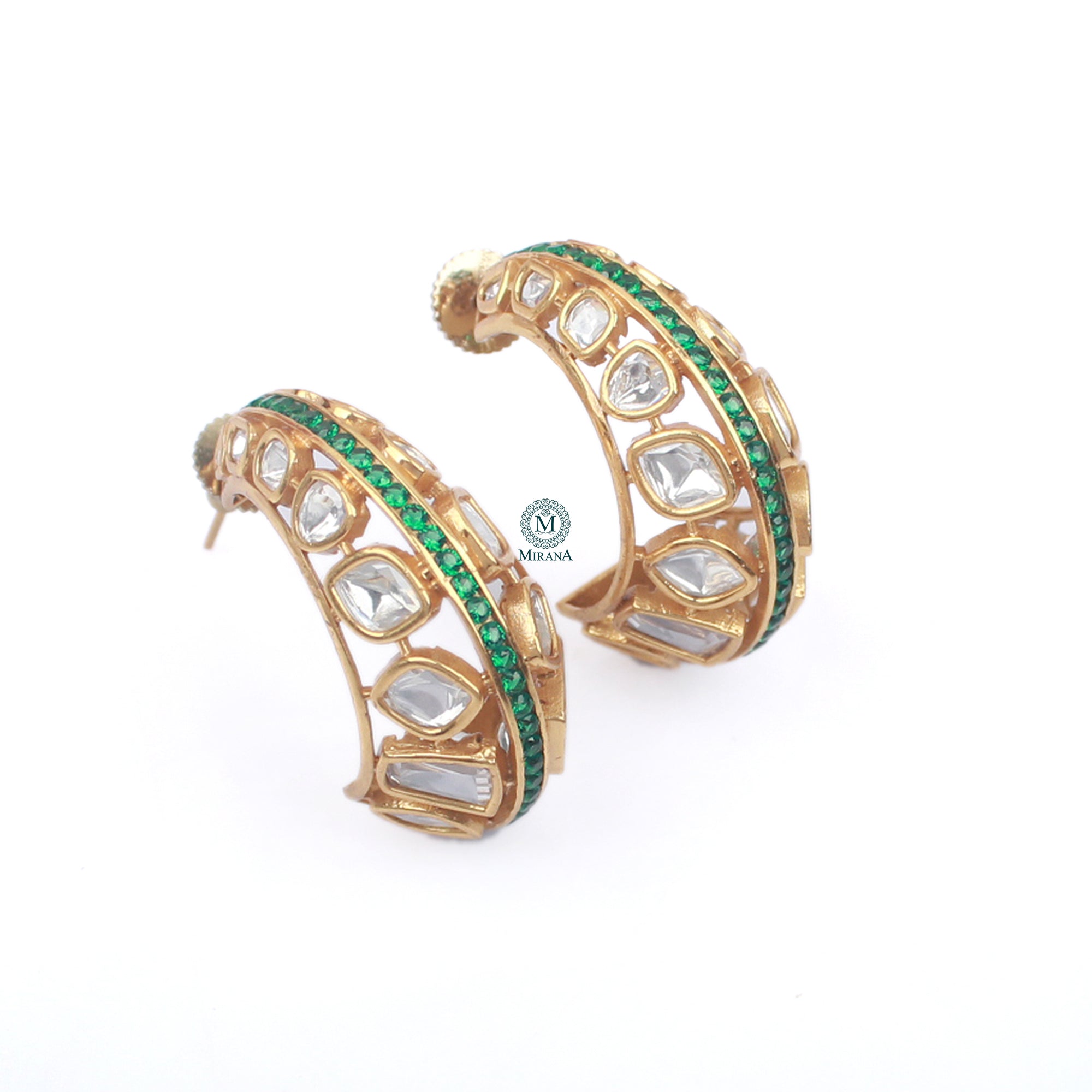 Urvi Polki Designer Earrings