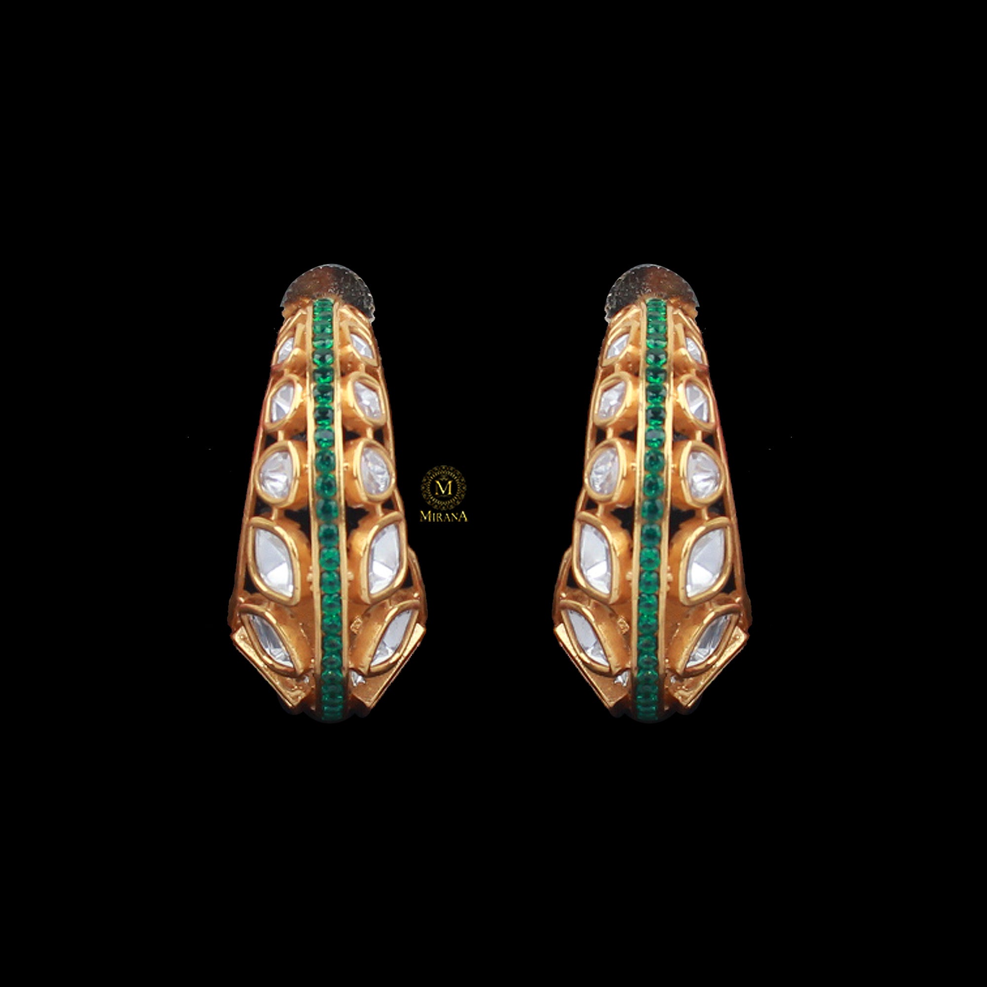 Urvi Polki Designer Earrings
