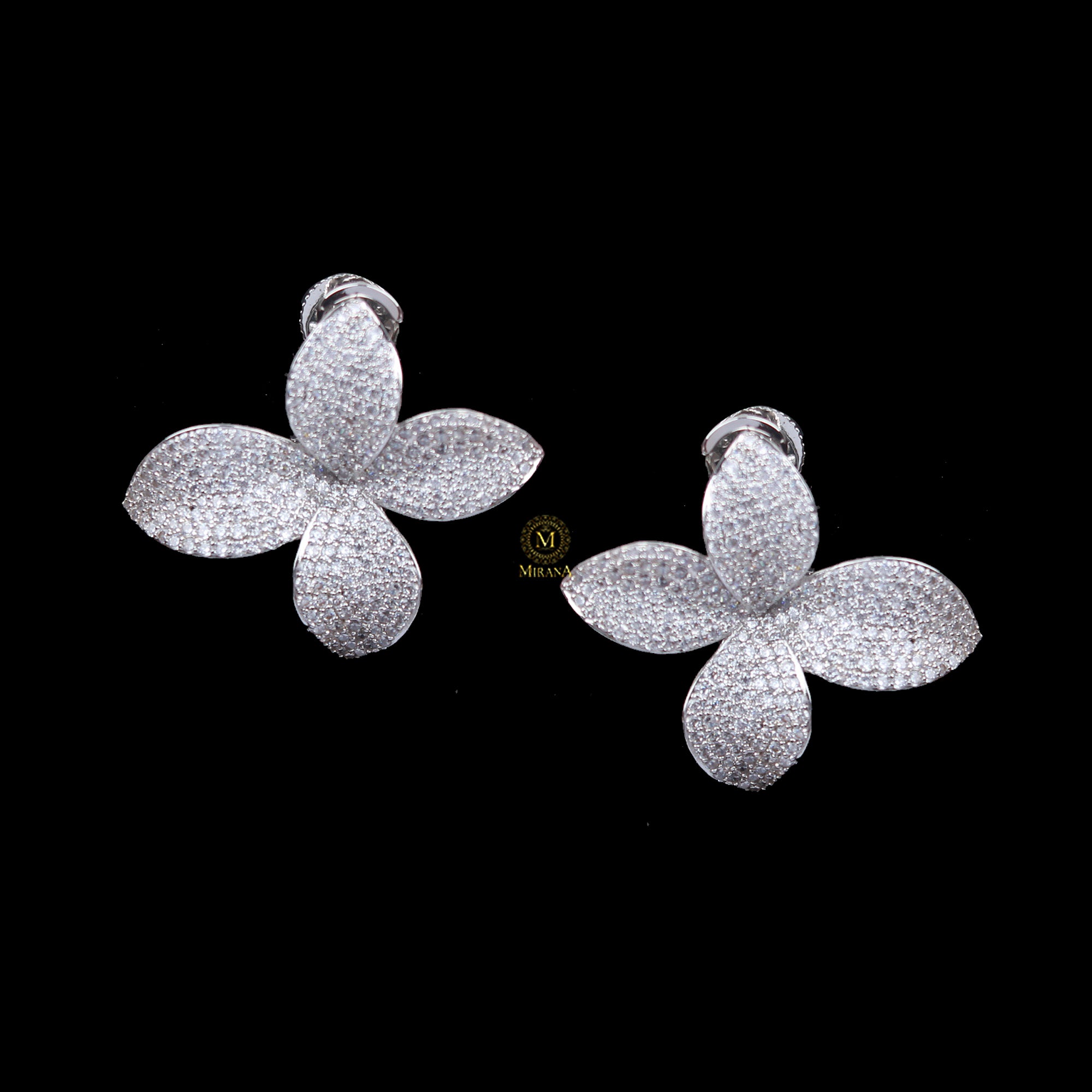 Rosy CZ Designer Studs