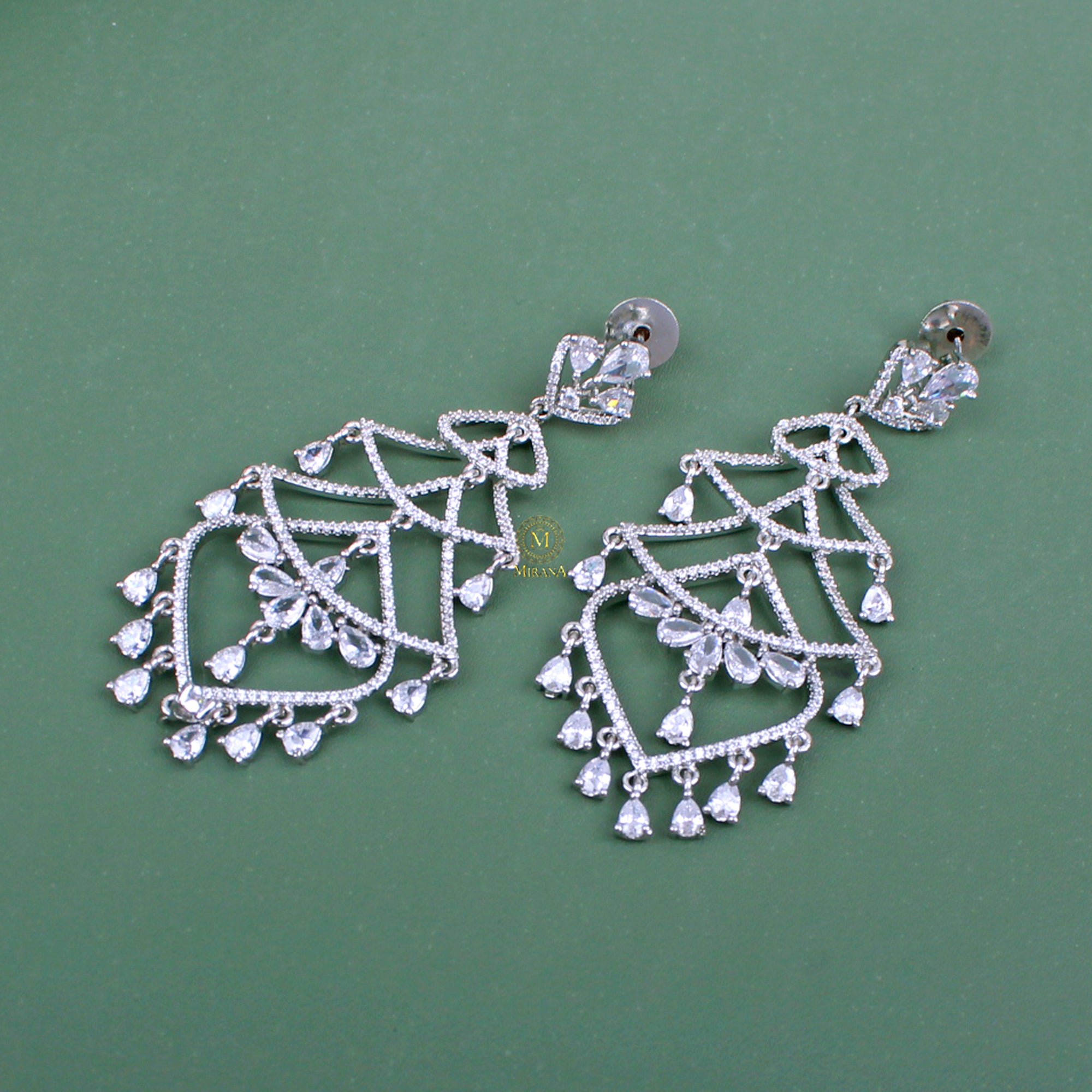 Triya CZ Designer Earrings