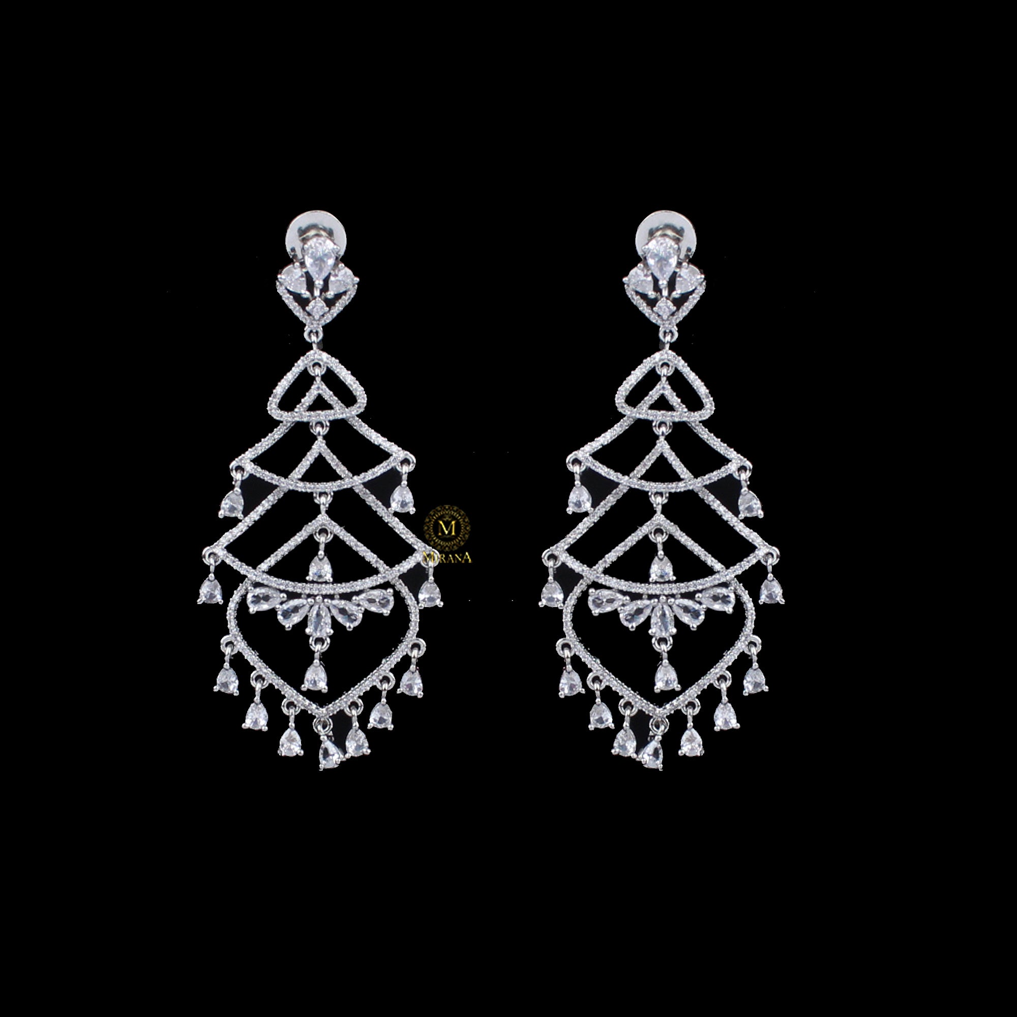 Triya CZ Designer Earrings