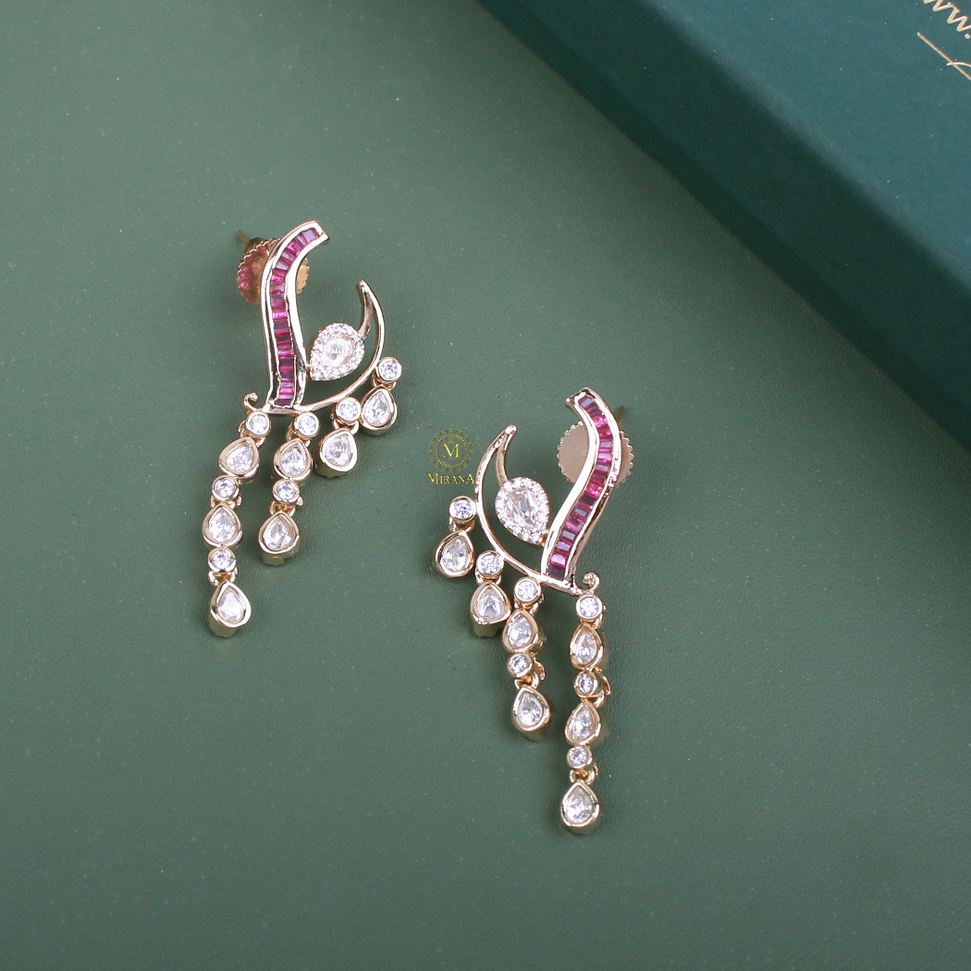 Kavika Polki Designer Earrings