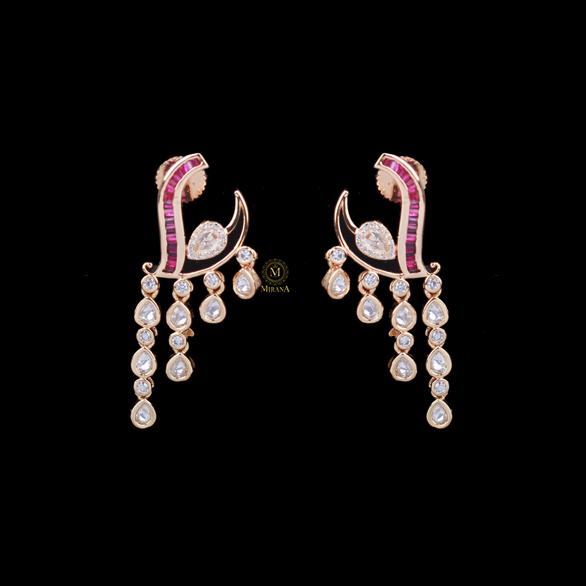 Kavika Polki Designer Earrings