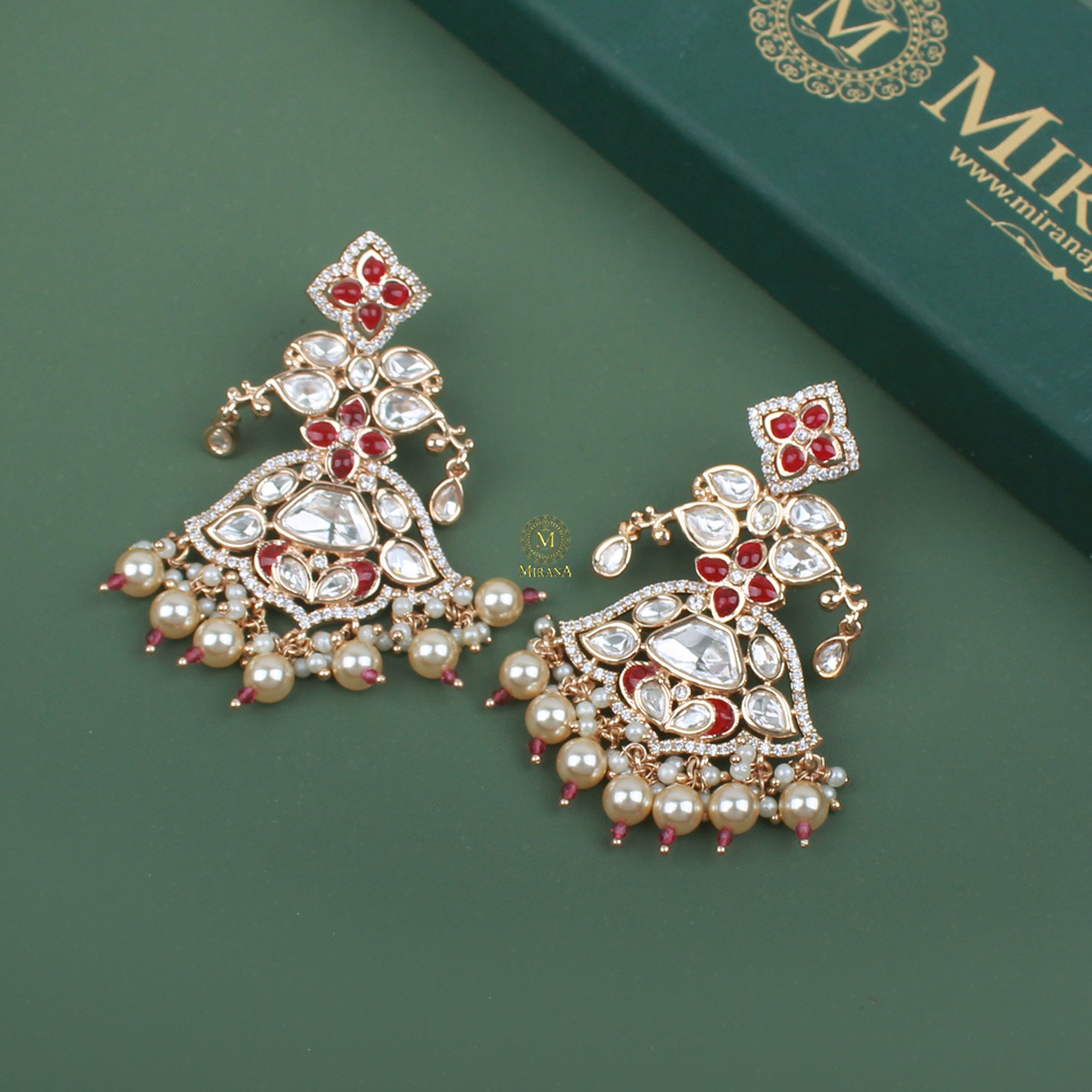 Kavisha Polki Designer Earrings