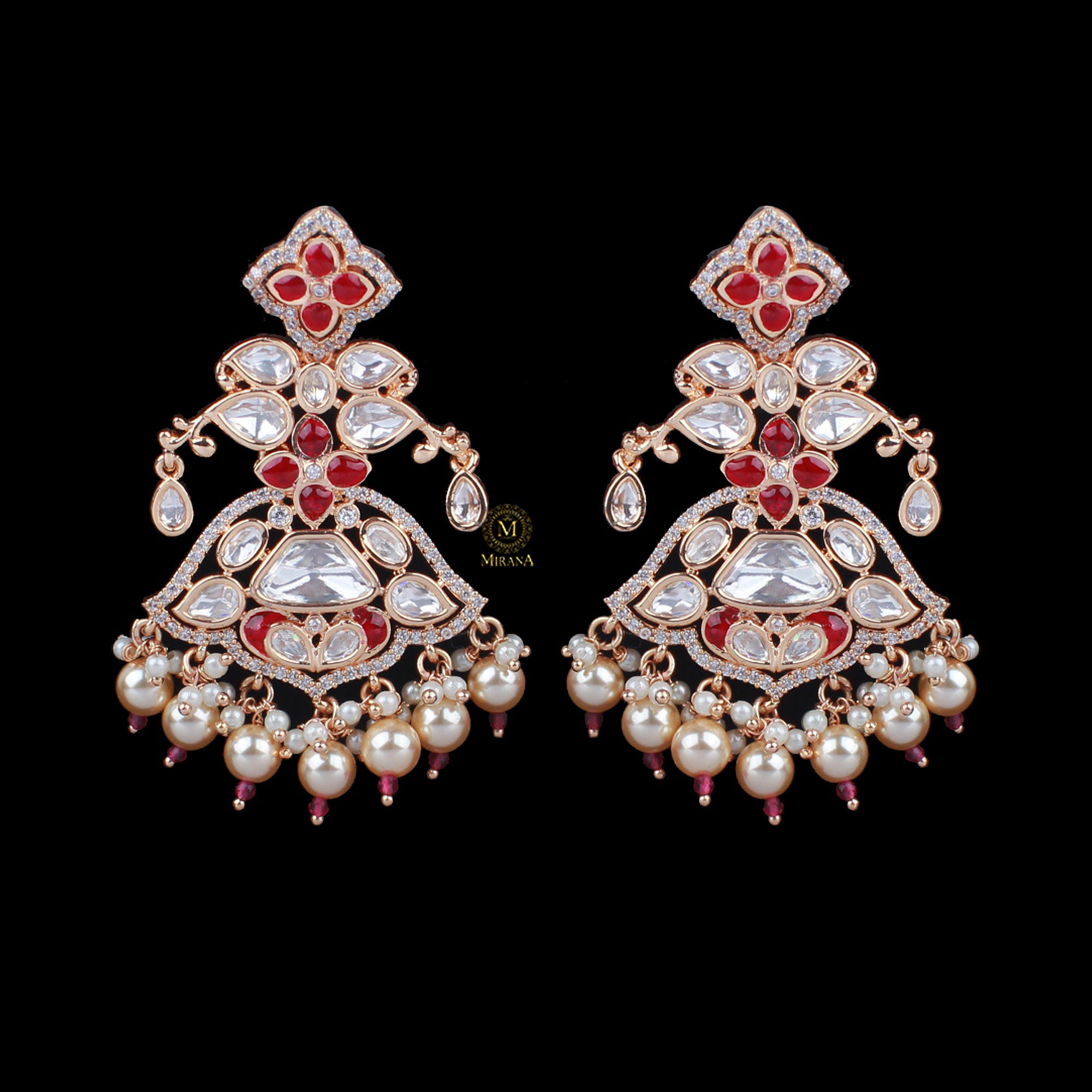 Kavisha Polki Designer Earrings