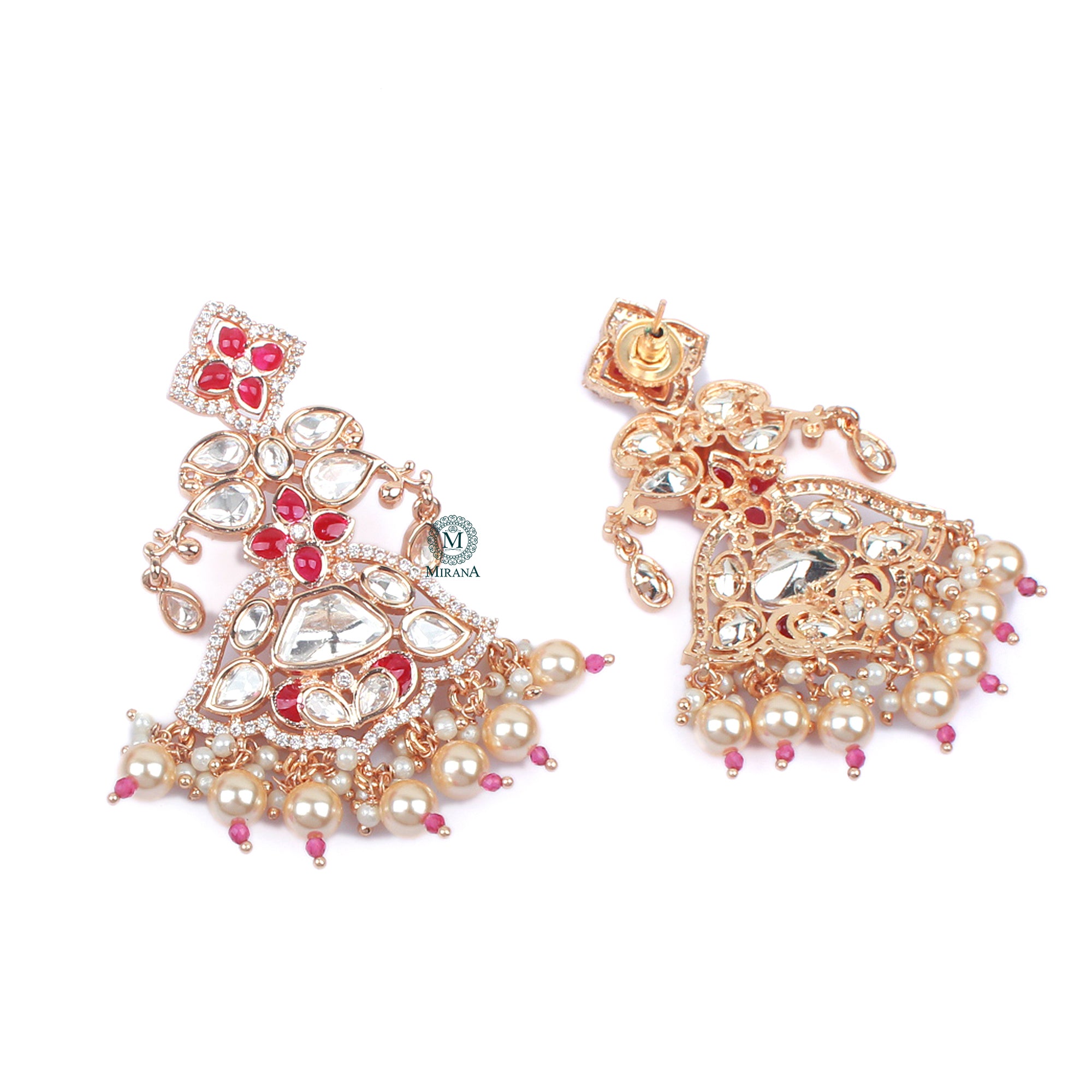 Kavisha Polki Designer Earrings