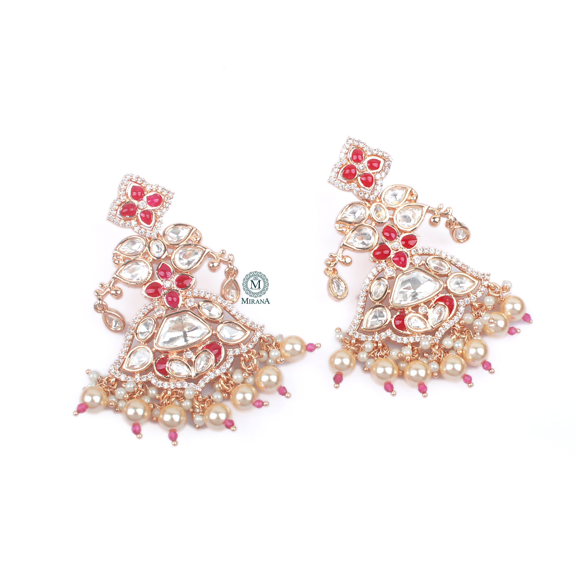 Kavisha Polki Designer Earrings