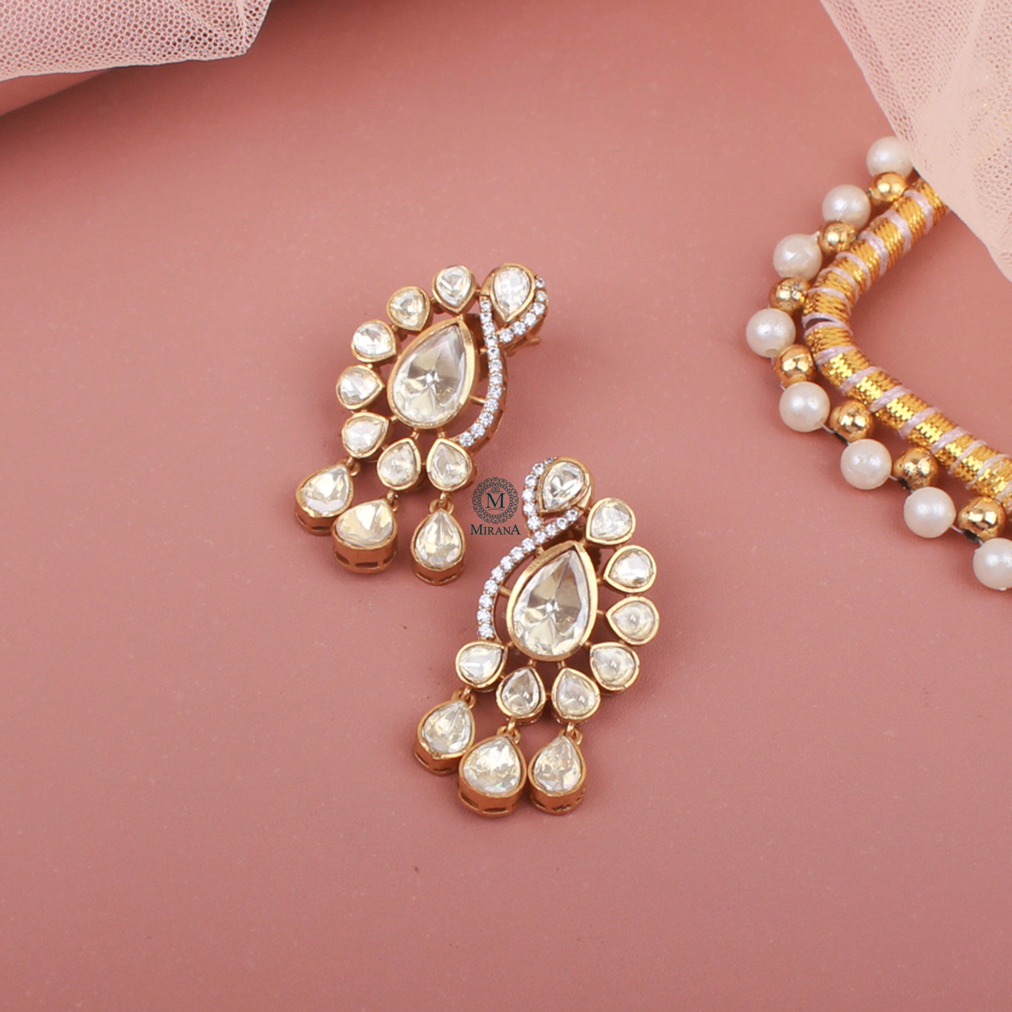 Dishi Moissanite Designer Earrings