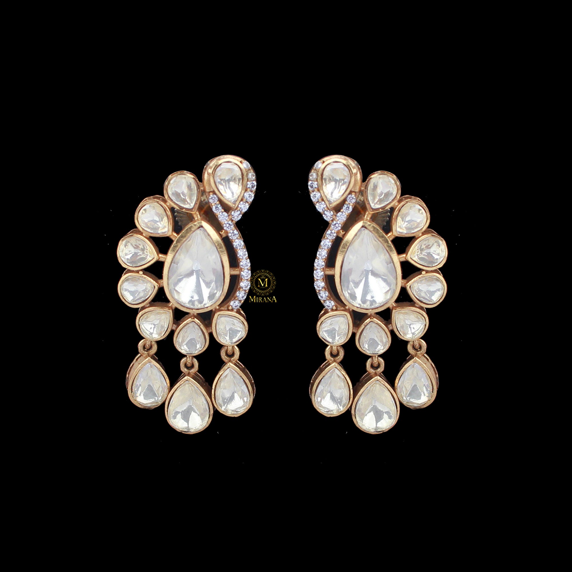 Dishi Moissanite Designer Earrings