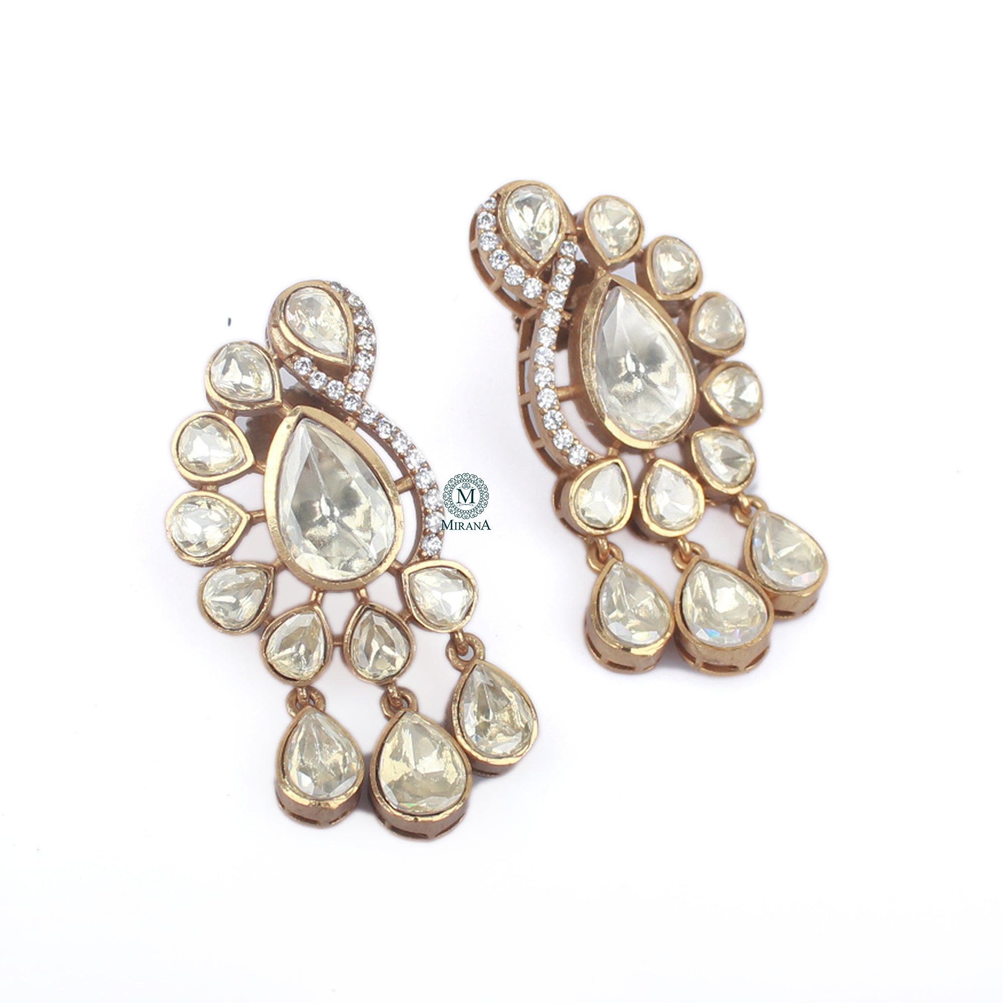 Dishi Moissanite Designer Earrings