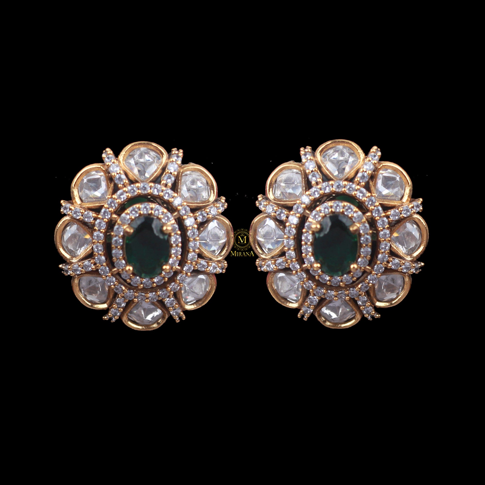 Kriti Polki Designer Studs