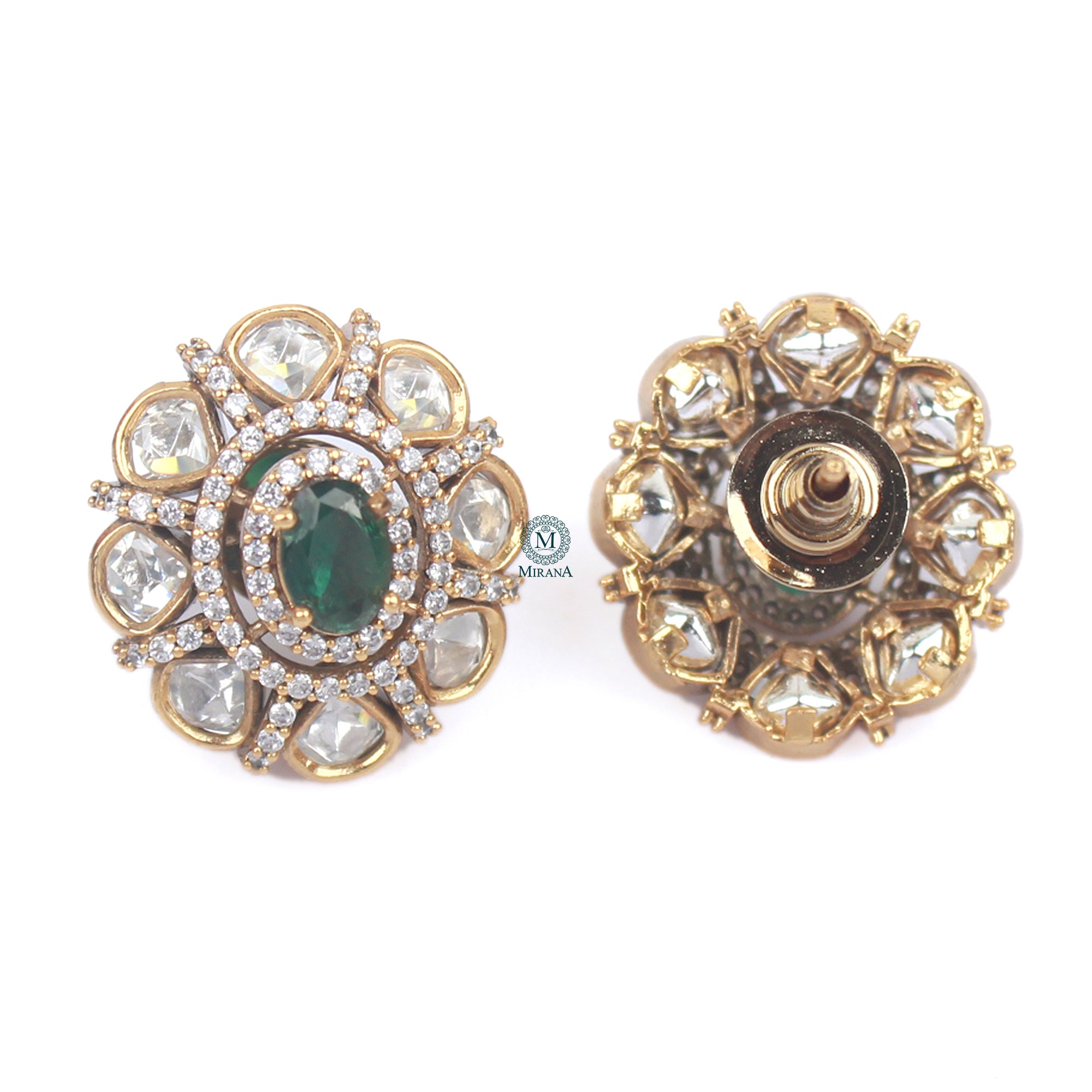 Kriti Polki Designer Studs