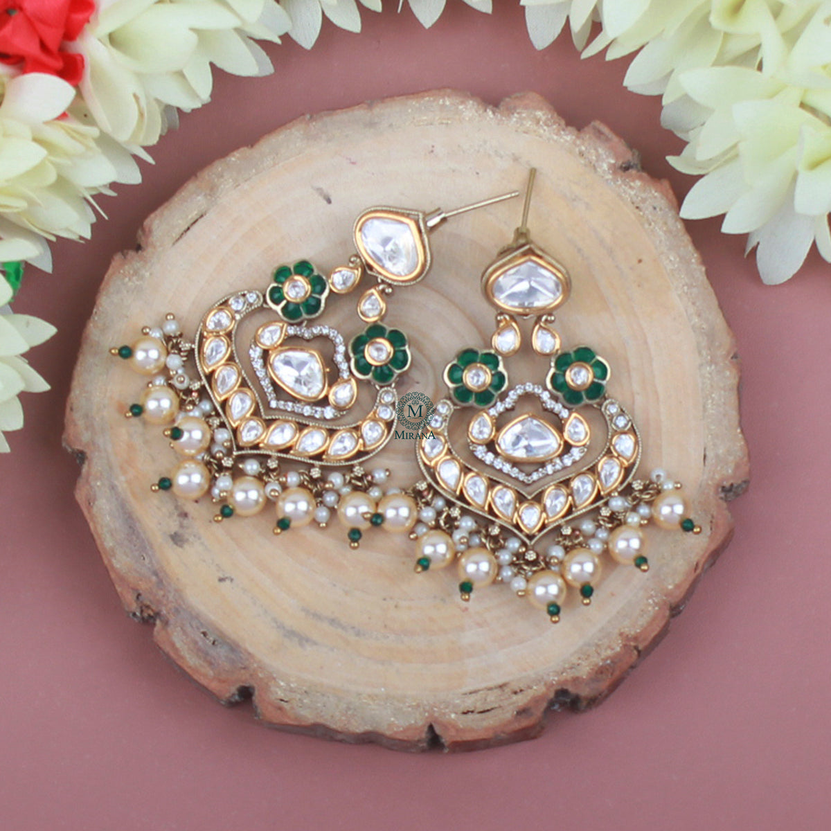 Arshi Polki Designer Chandbalis