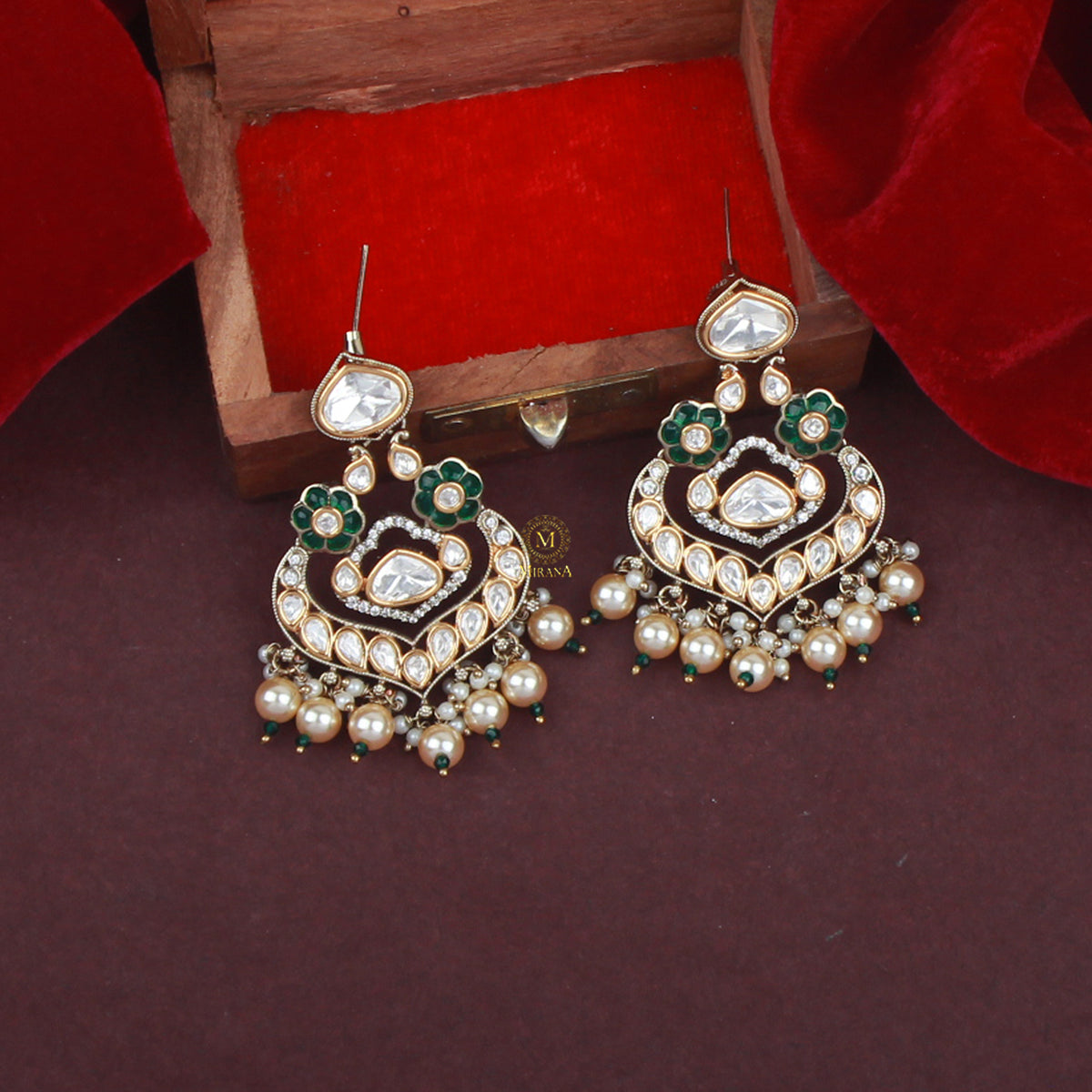 Arshi Polki Designer Chandbalis