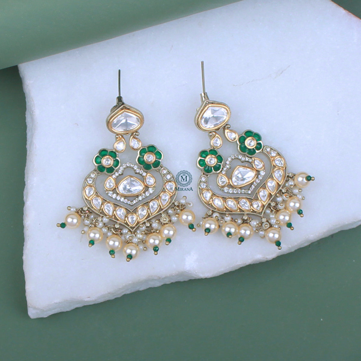 Arshi Polki Designer Chandbalis