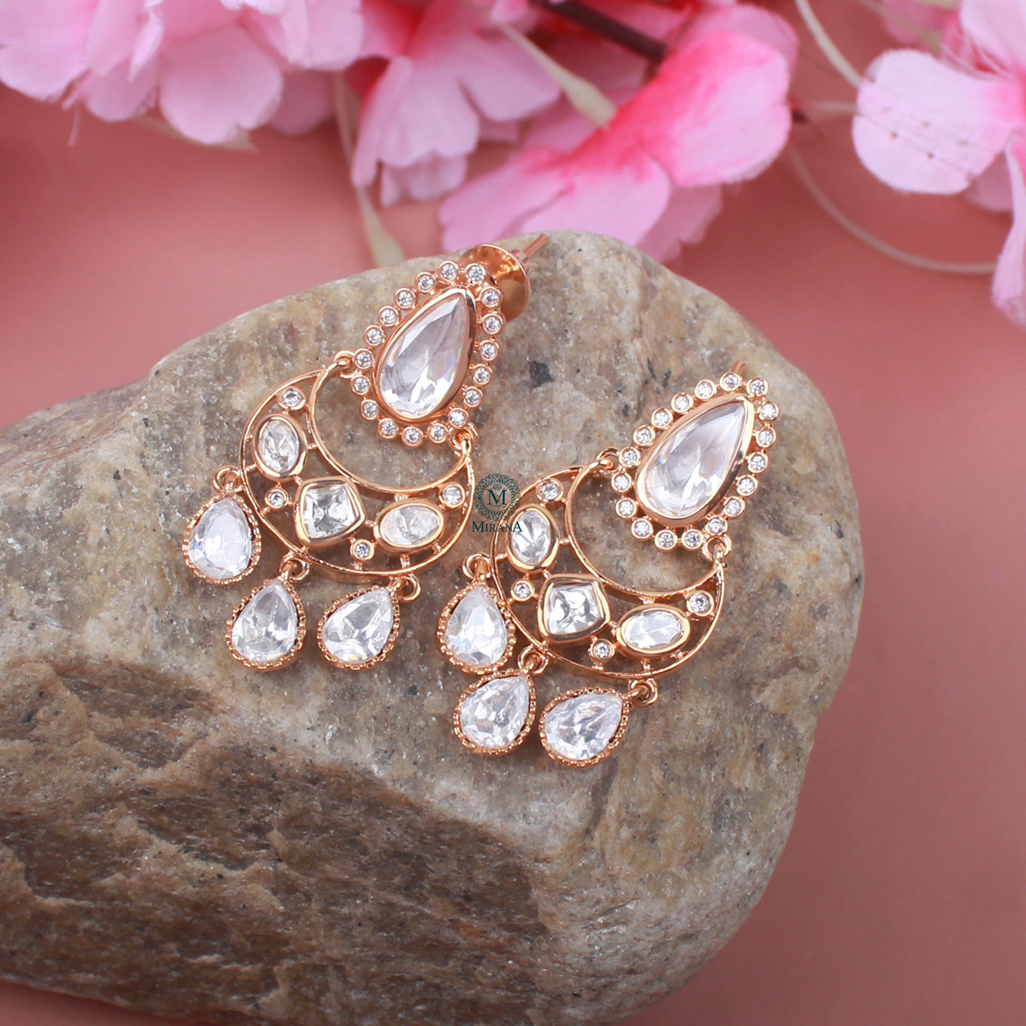 Inaya Polki Designer Earrings