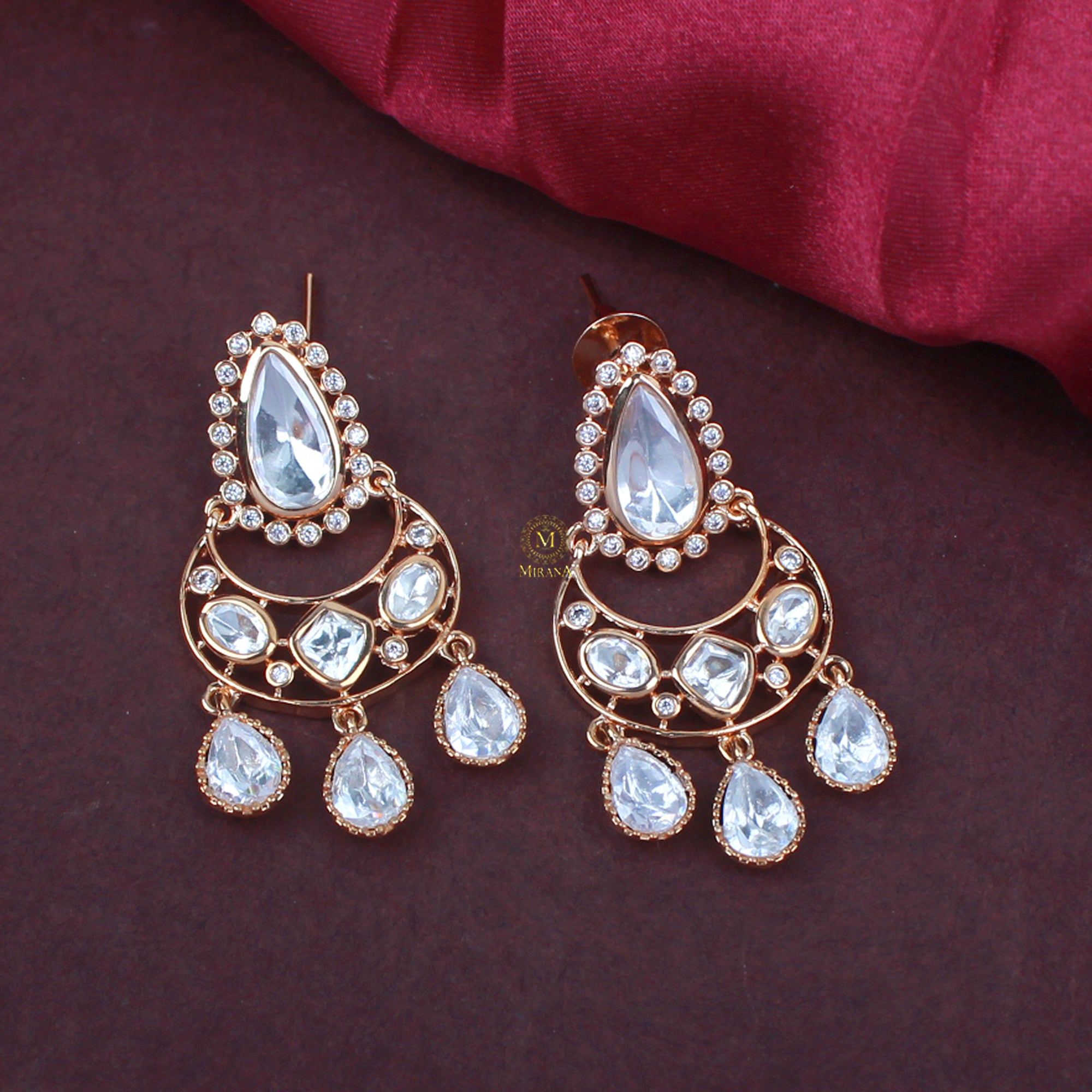 Inaya Polki Designer Earrings