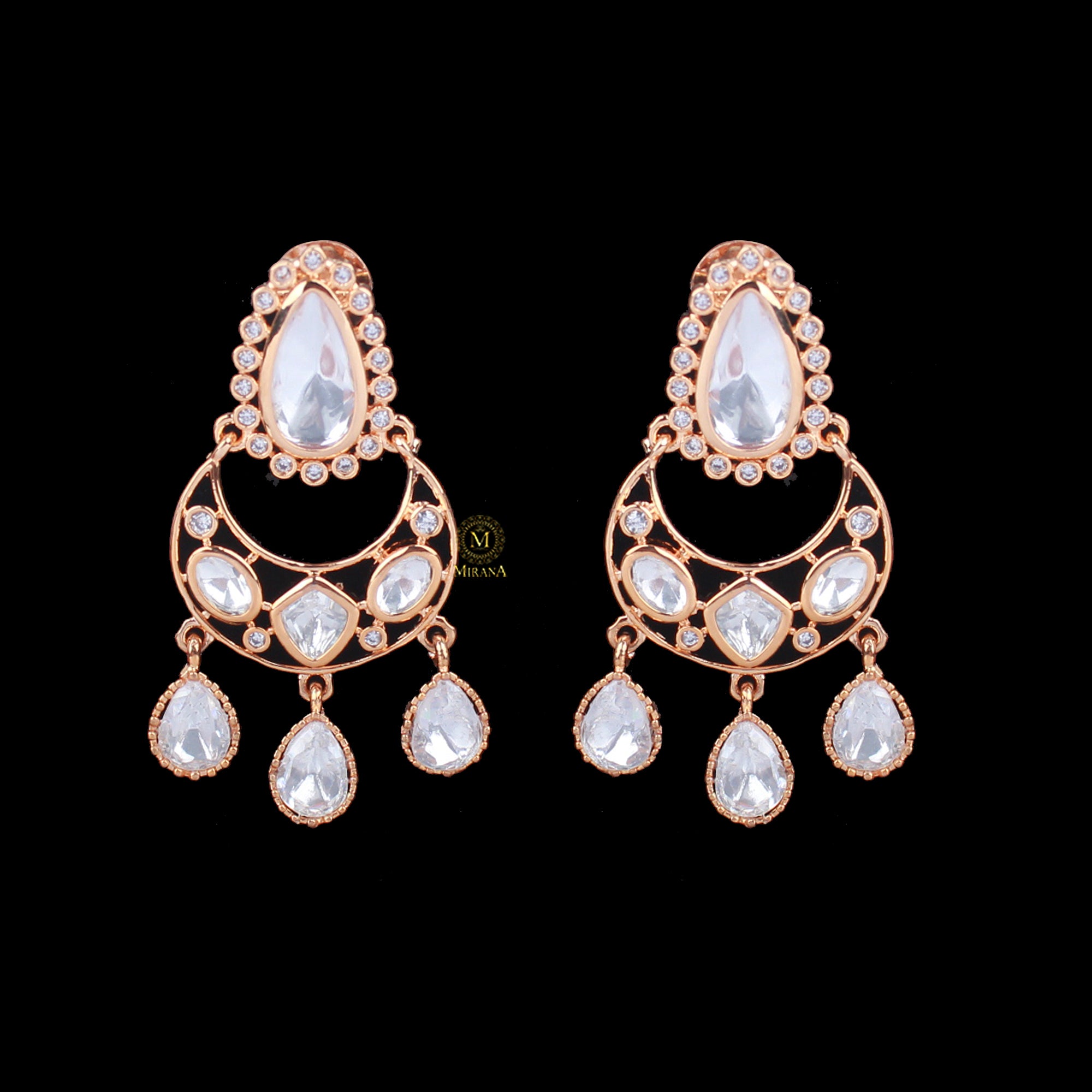 Inaya Polki Designer Earrings