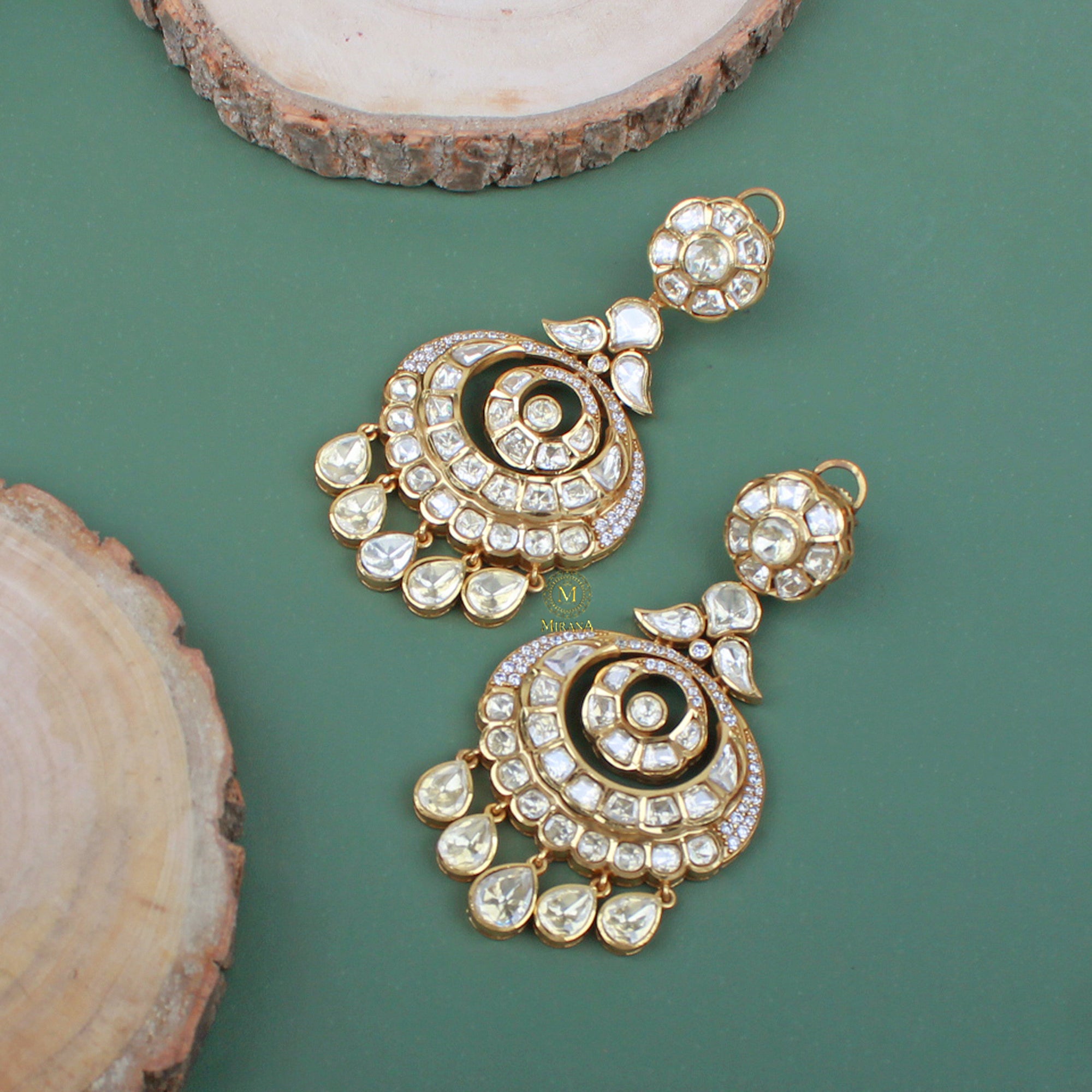 Shrika Moissanite Designer Chandbalis