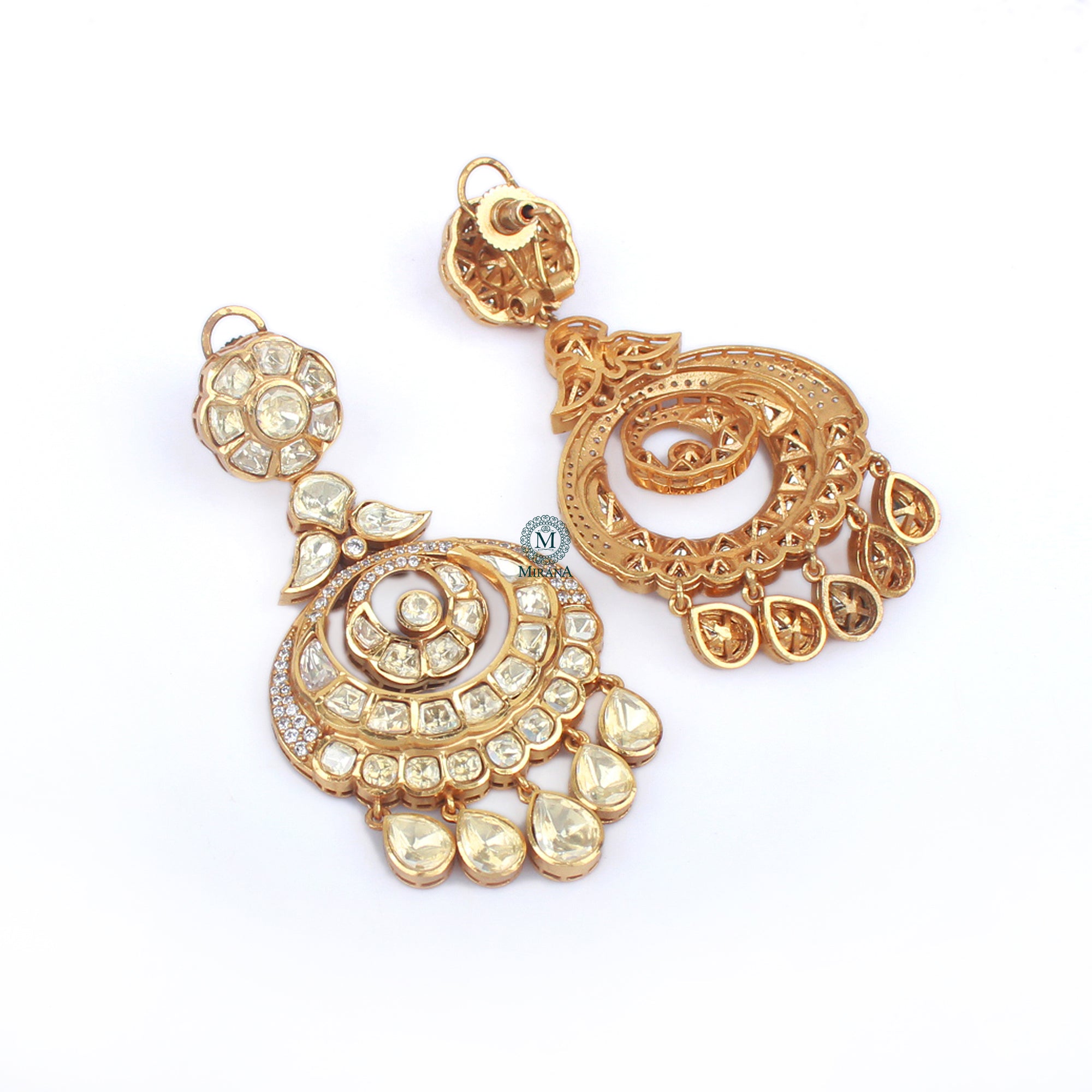 Shrika Moissanite Designer Chandbalis