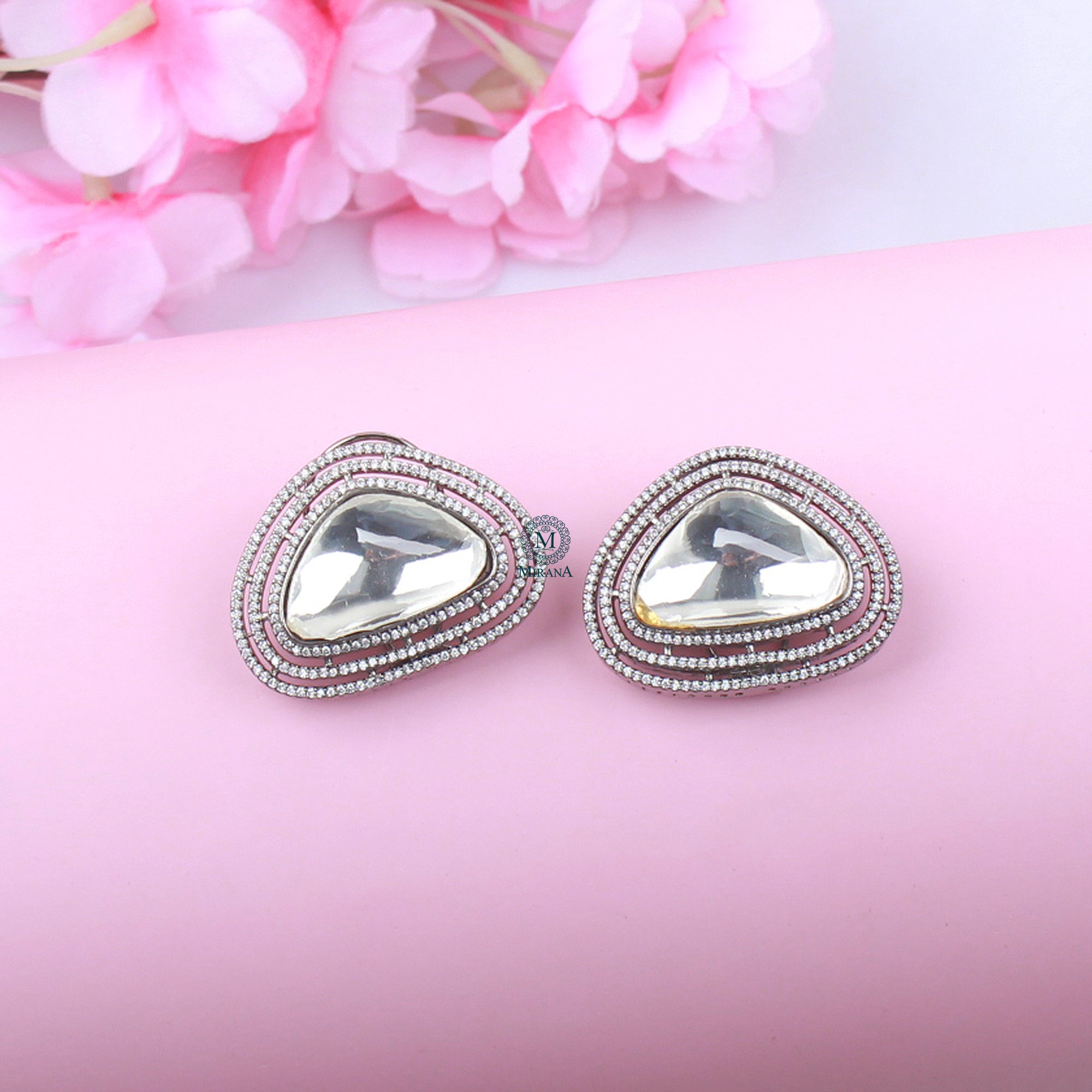 Avni Polki Designer Studs