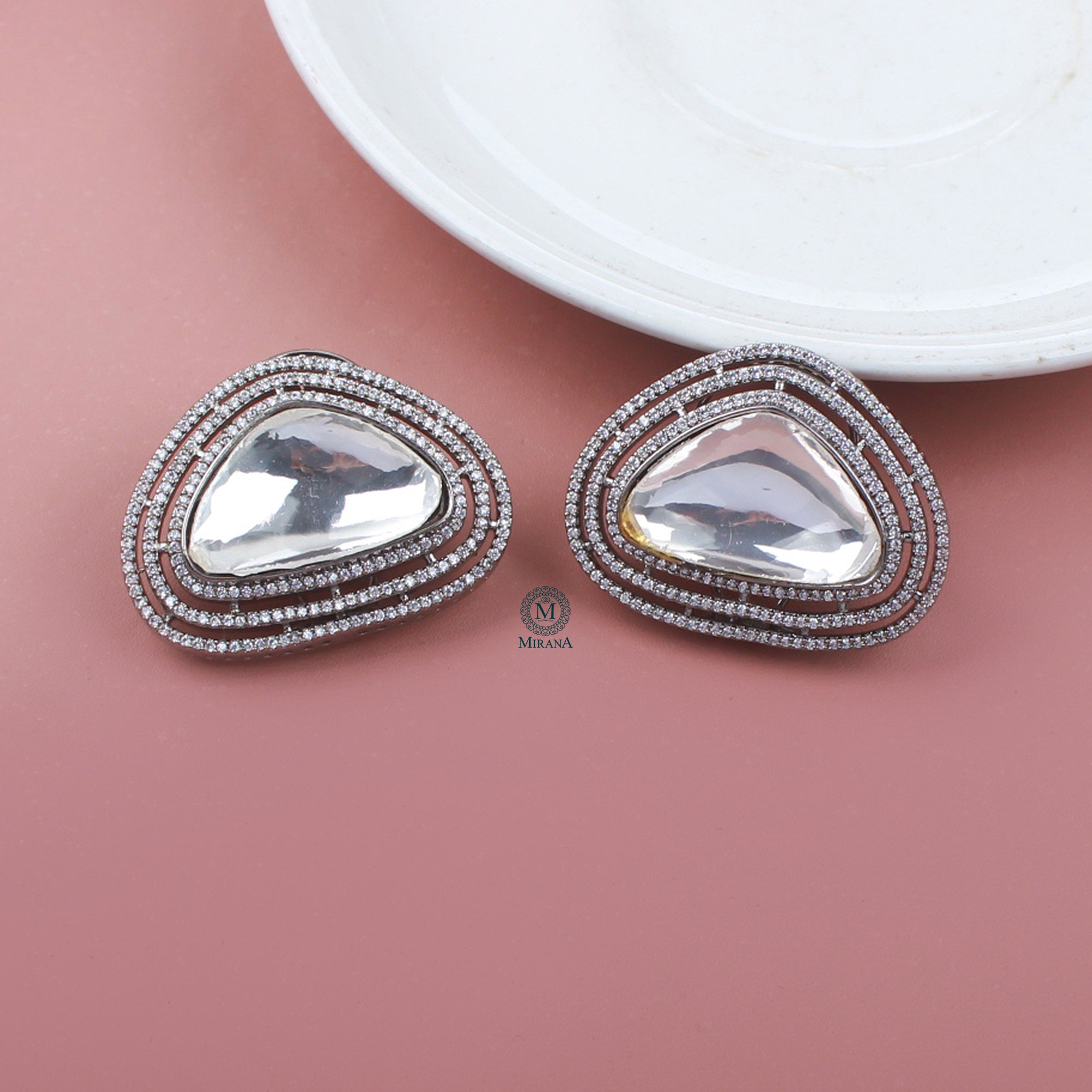 Avni Polki Designer Studs