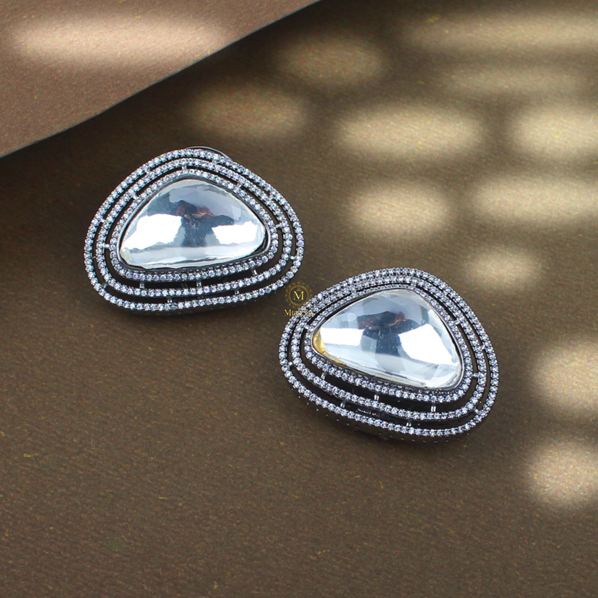 Avni Polki Designer Studs
