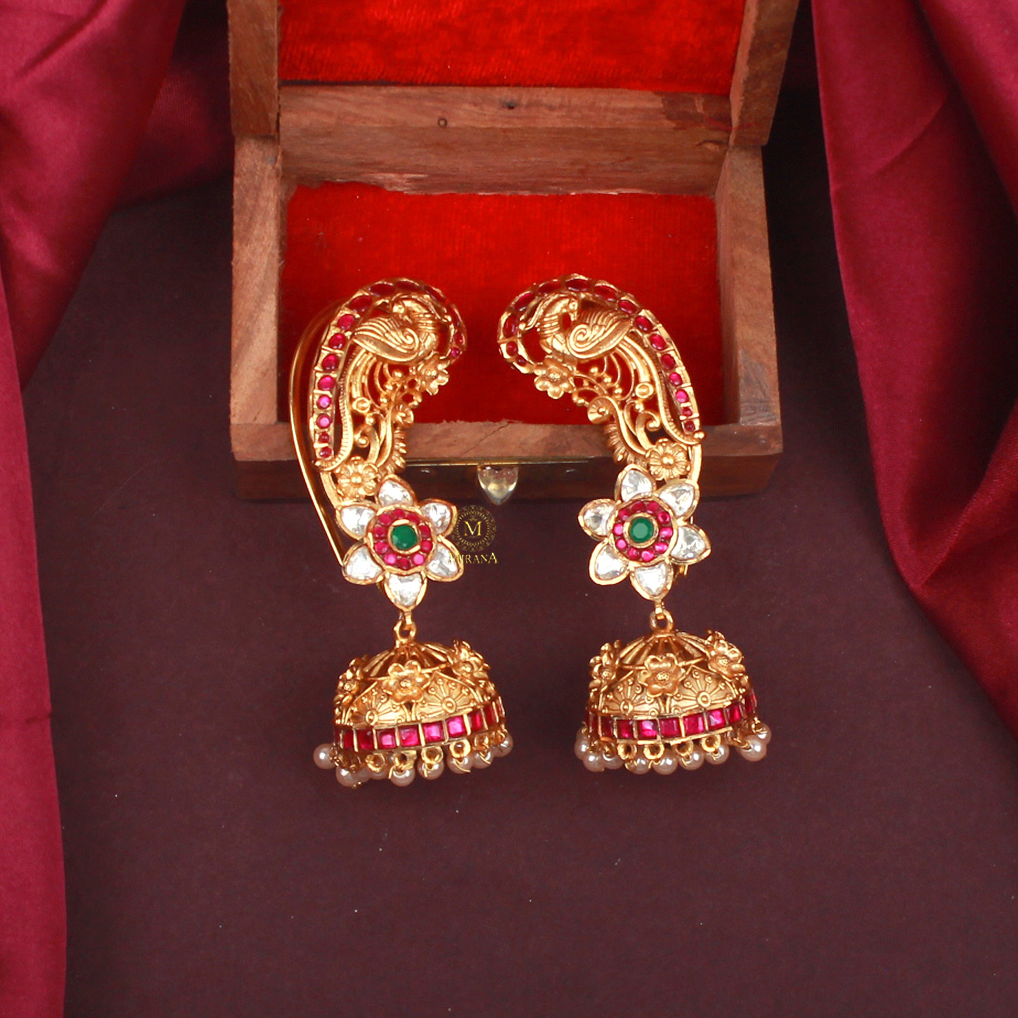 Mayurika Antique Designer Jhumka