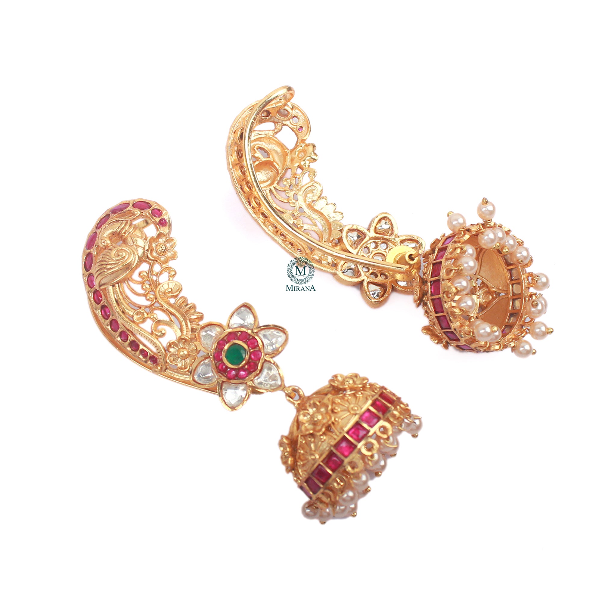 Mayurika Antique Designer Jhumka